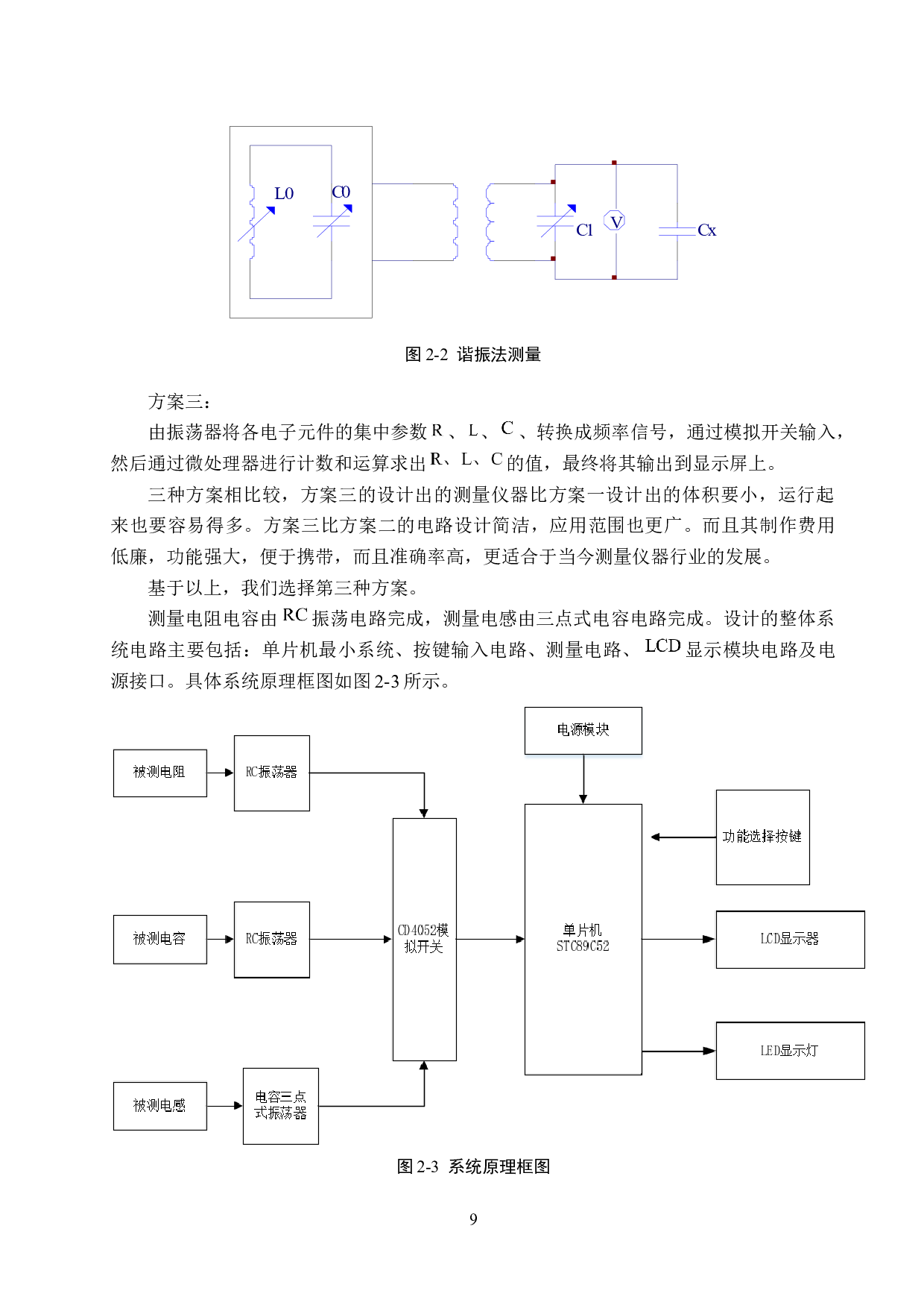 基于单片机的RLC测量仪的设计-16385字.docx 第9页