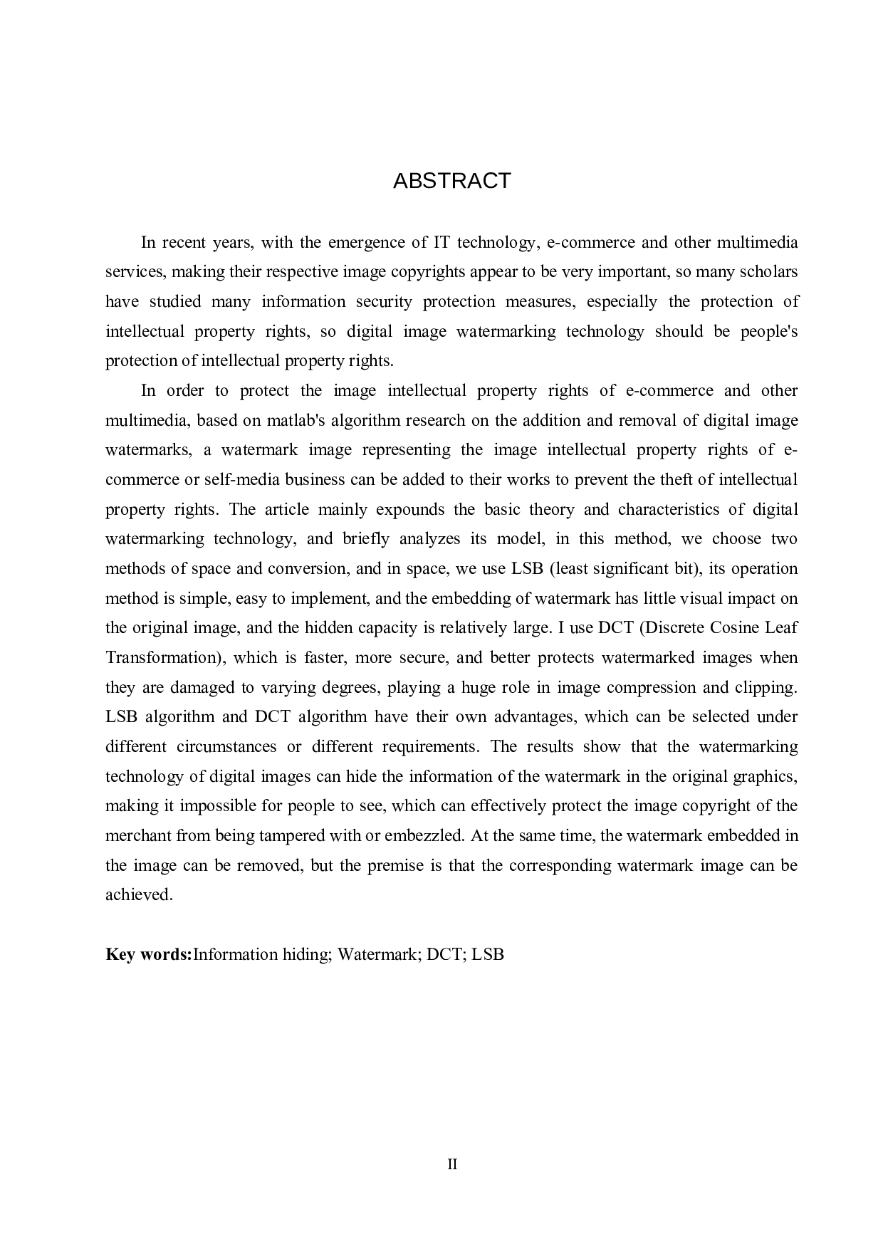 数字图像水印添加与去除的算法研究-19793字.docx 第2页