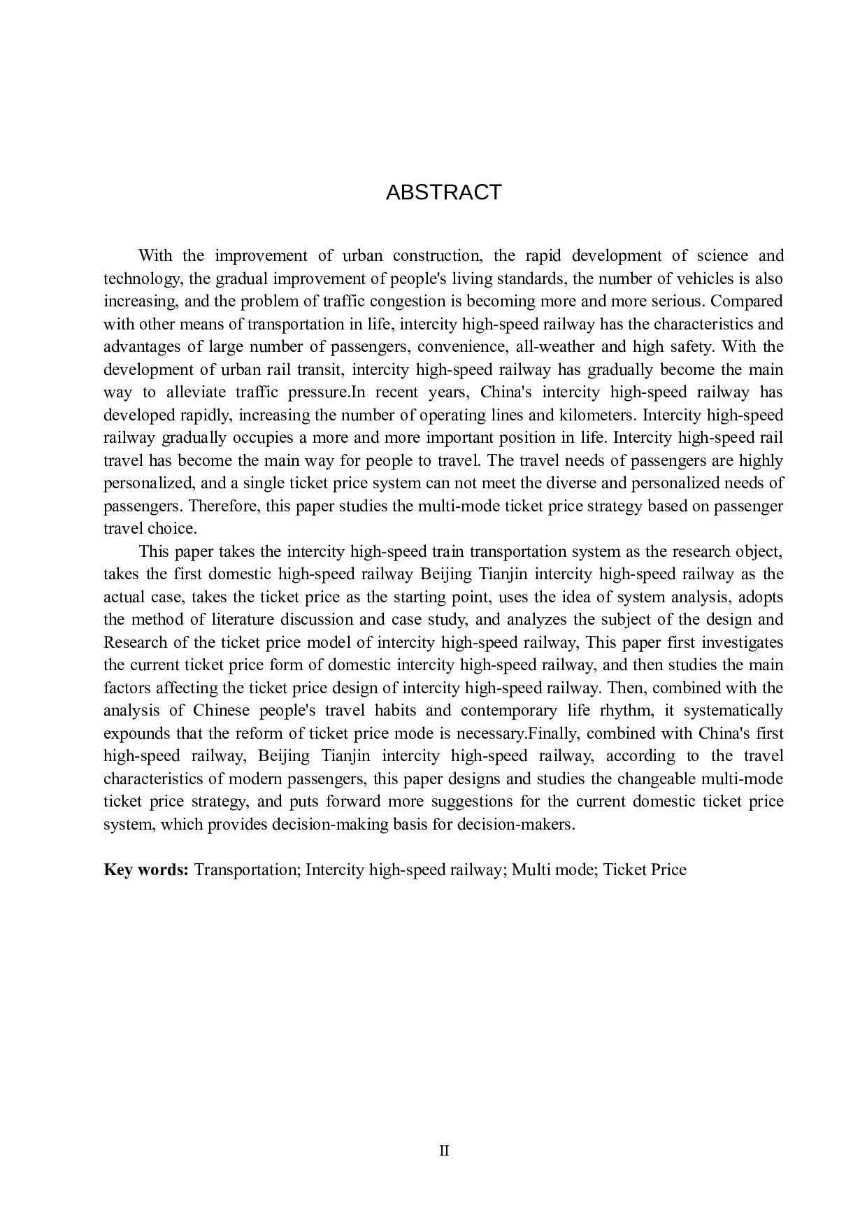 基于旅客出行选择的城际高速列车多模式票价策略的研究-14115字.doc 第3页