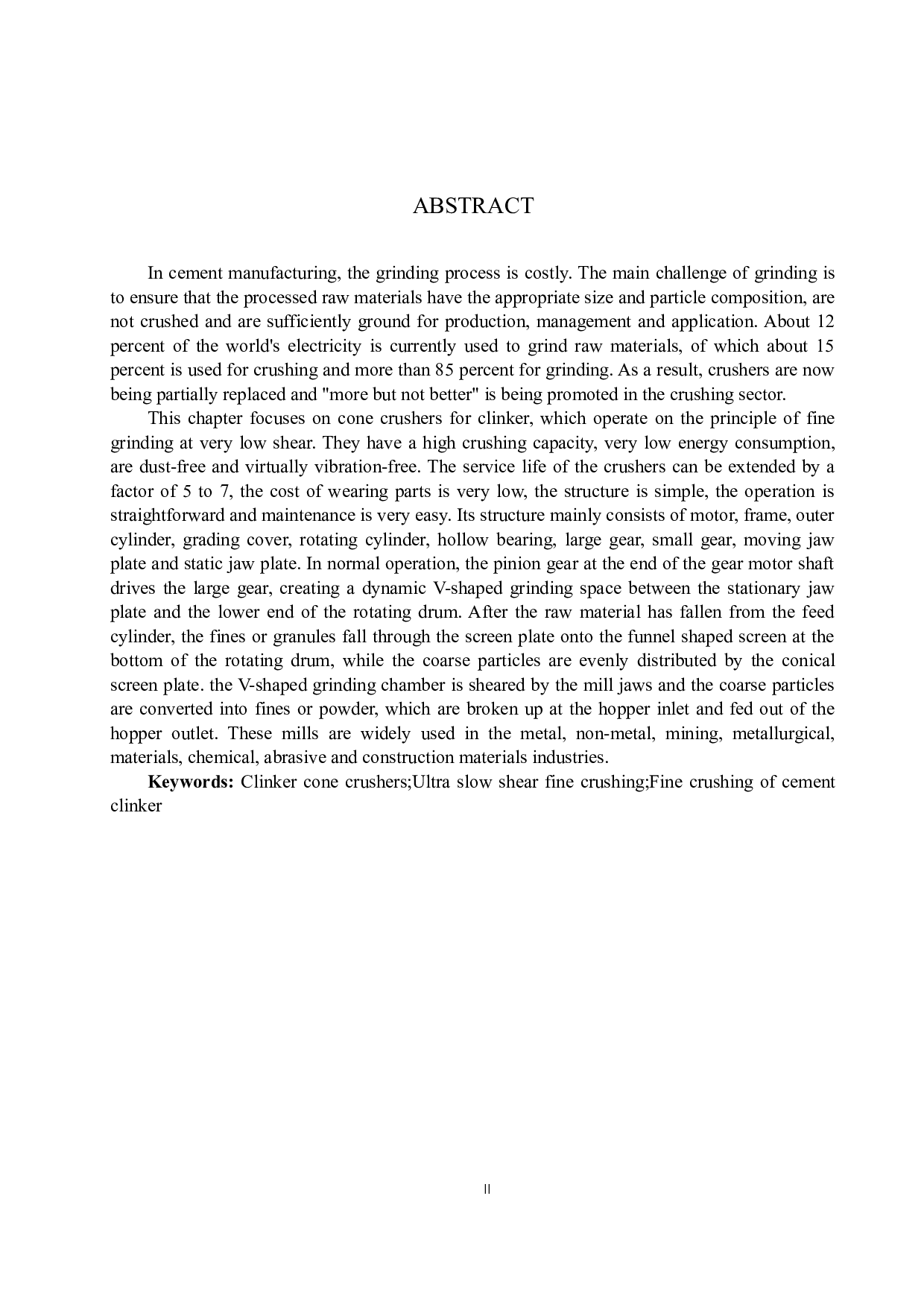&Phi;1200熟料圆锥式破碎机-13140字.docx 第2页