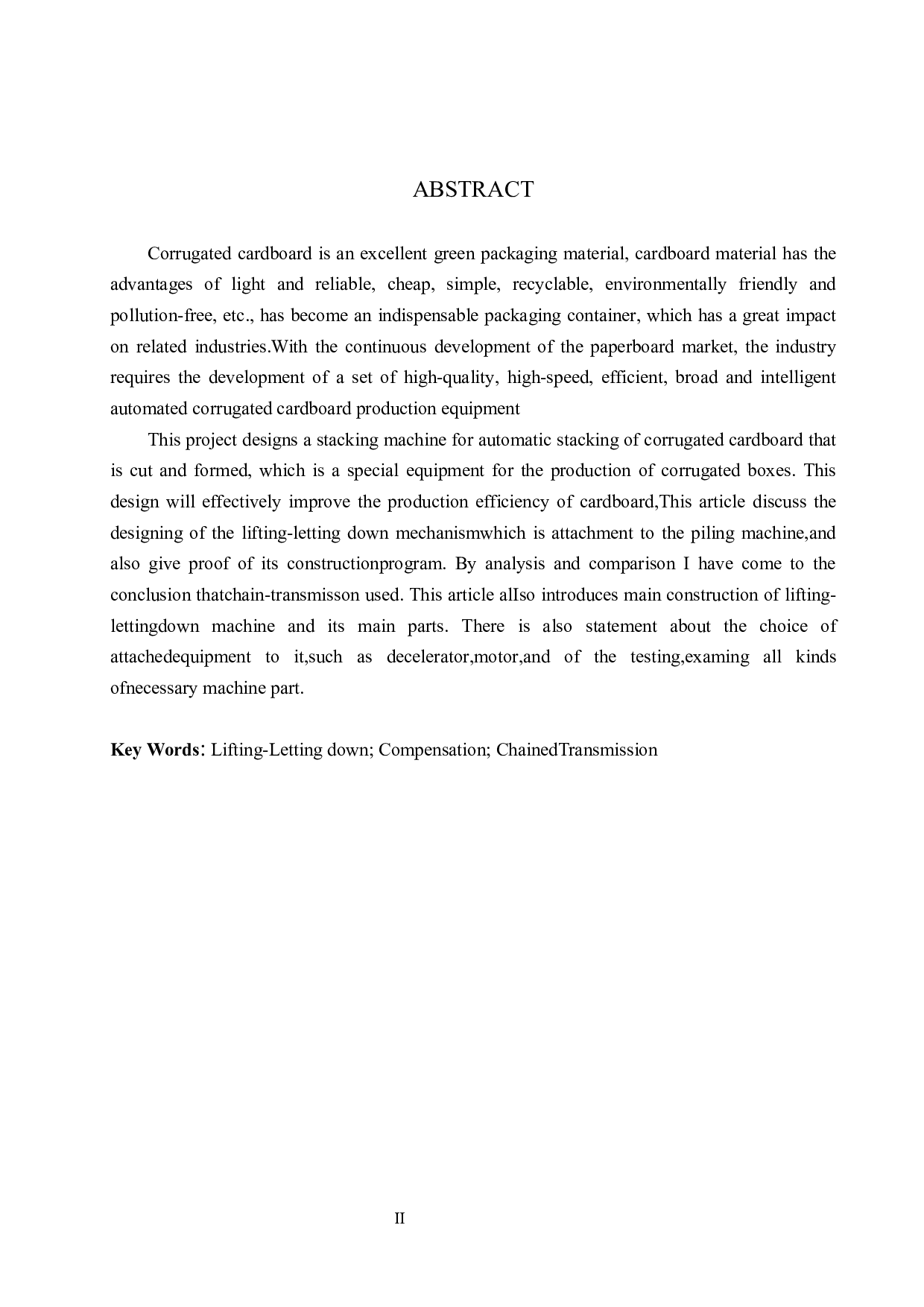 堆积机设计─升降运动及补偿装置设计-9045字.docx 第2页