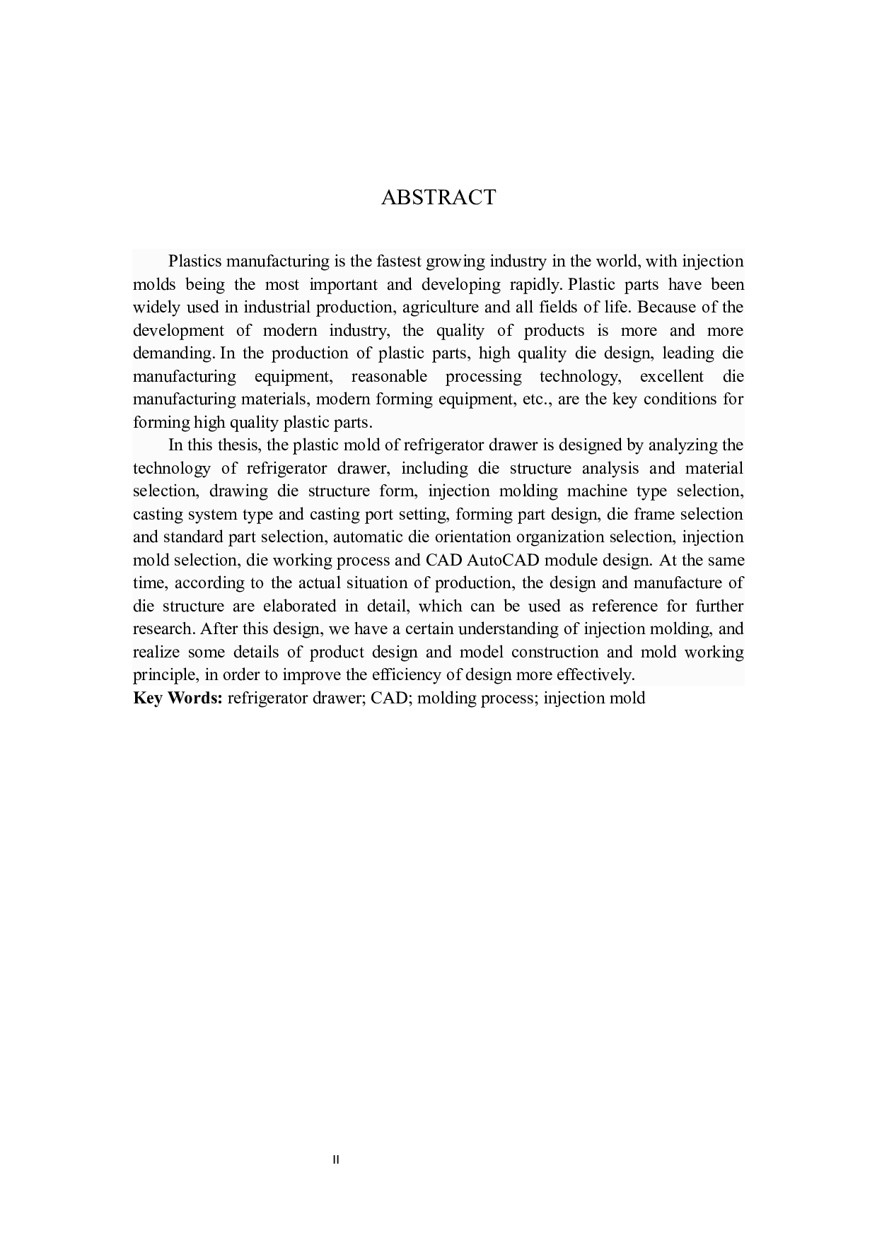 冰箱抽屉成型及注塑模具设计-14144字.docx 第2页