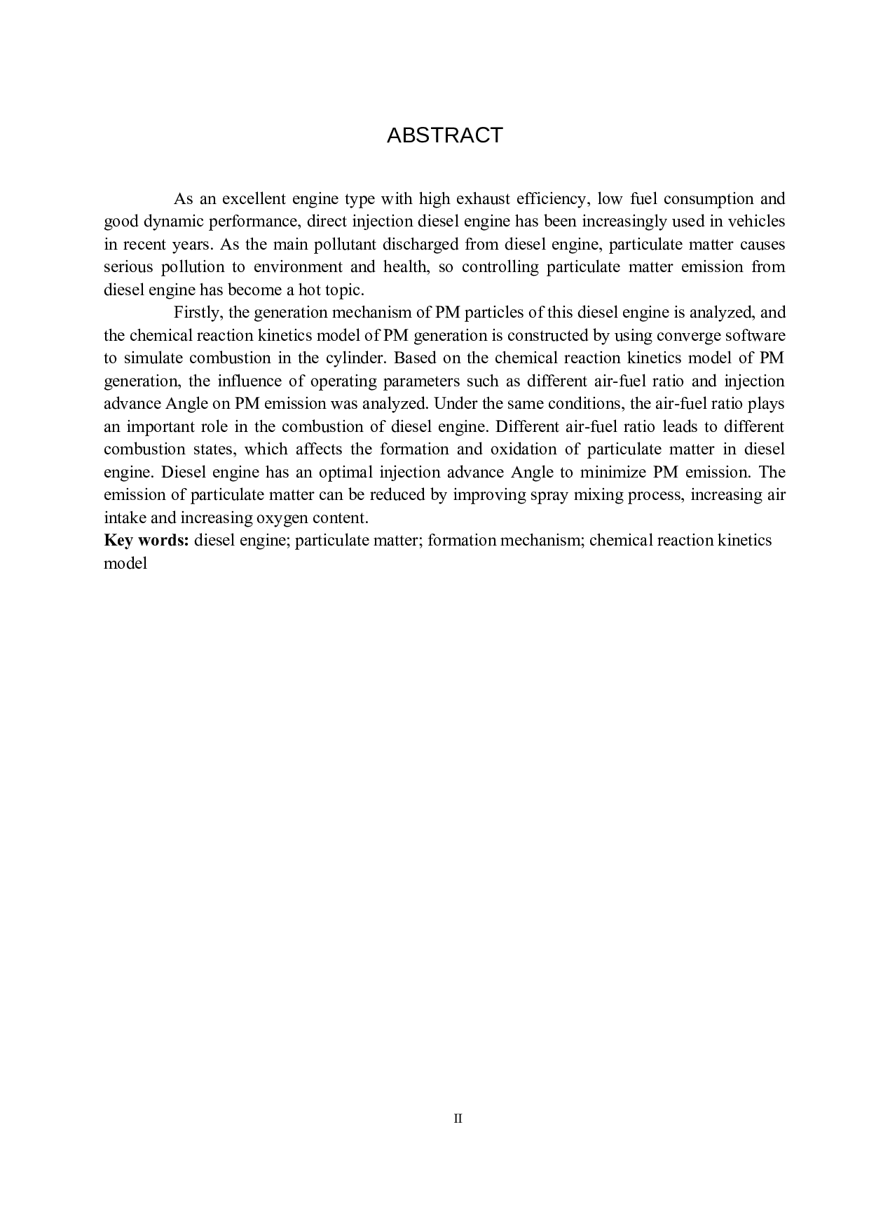 直喷柴油机颗粒物生成机理研究及控制方法研究-11261字.docx 第2页