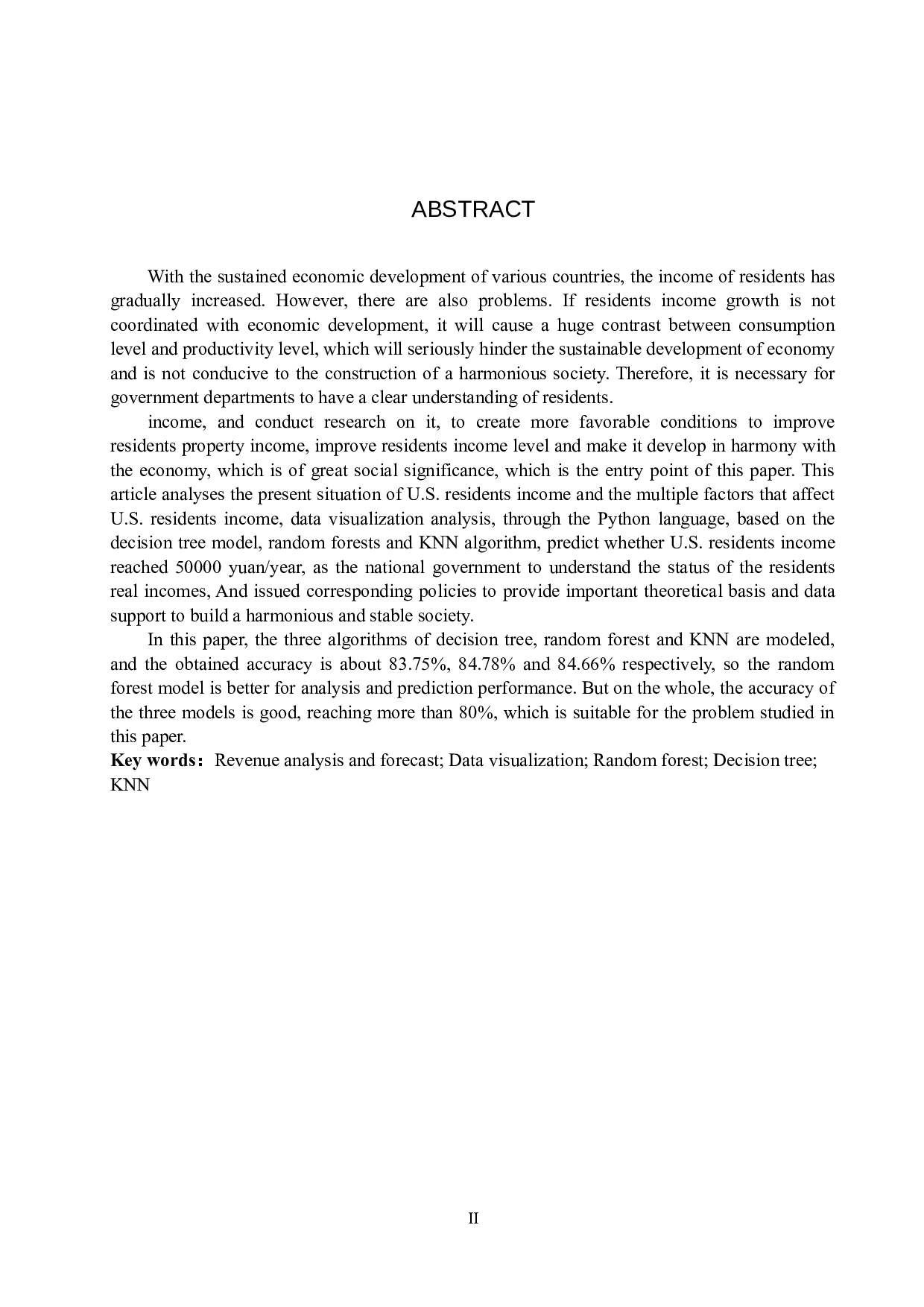 基于机器学习的美国居民收入的分析与预测-13530字.docx 第2页