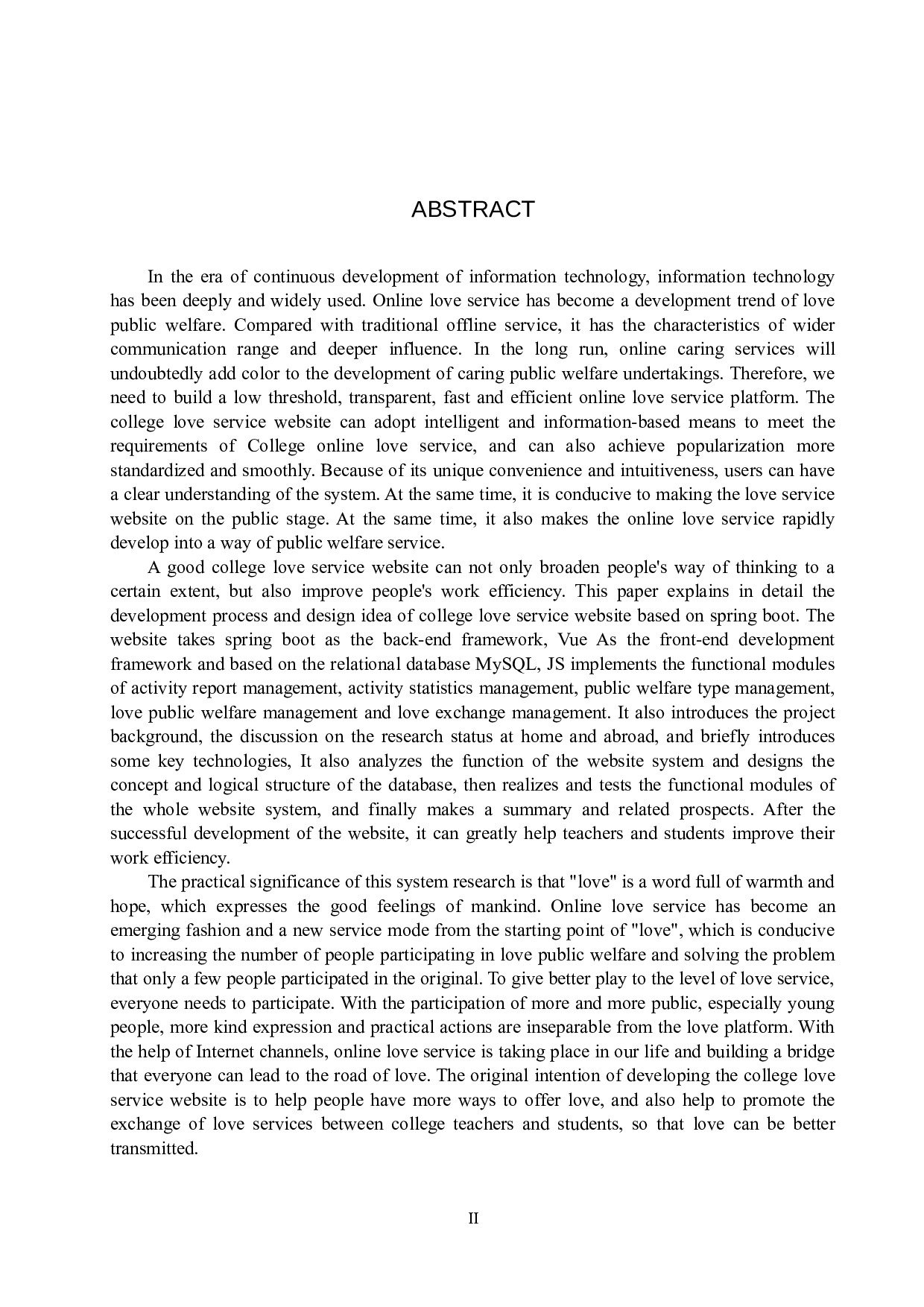 基于SpringBoot的高校爱心服务网站的设计与实现-19220字.docx 第2页