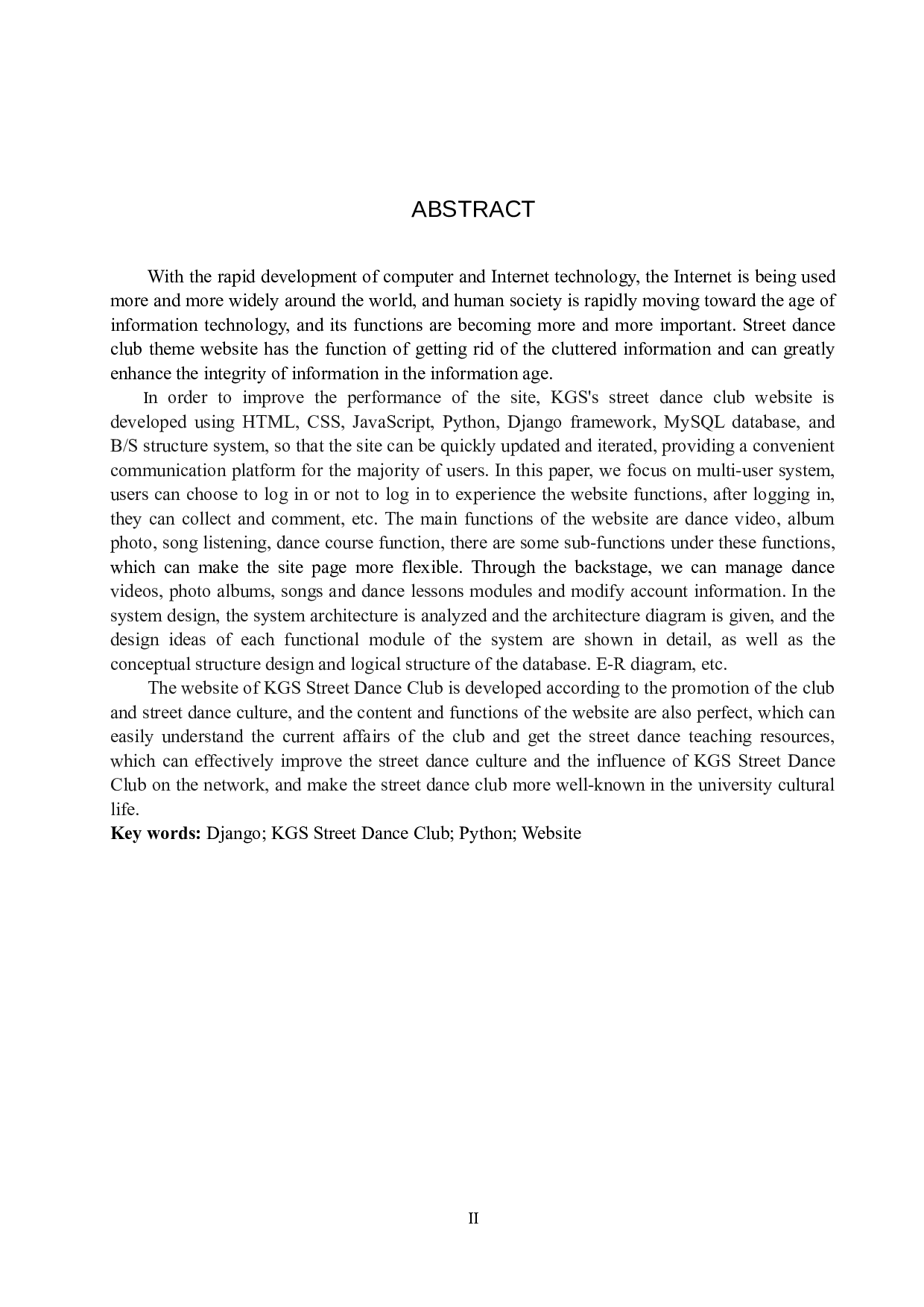 基于Django的KGS街舞社网站的设计与实现-19186字.docx 第2页