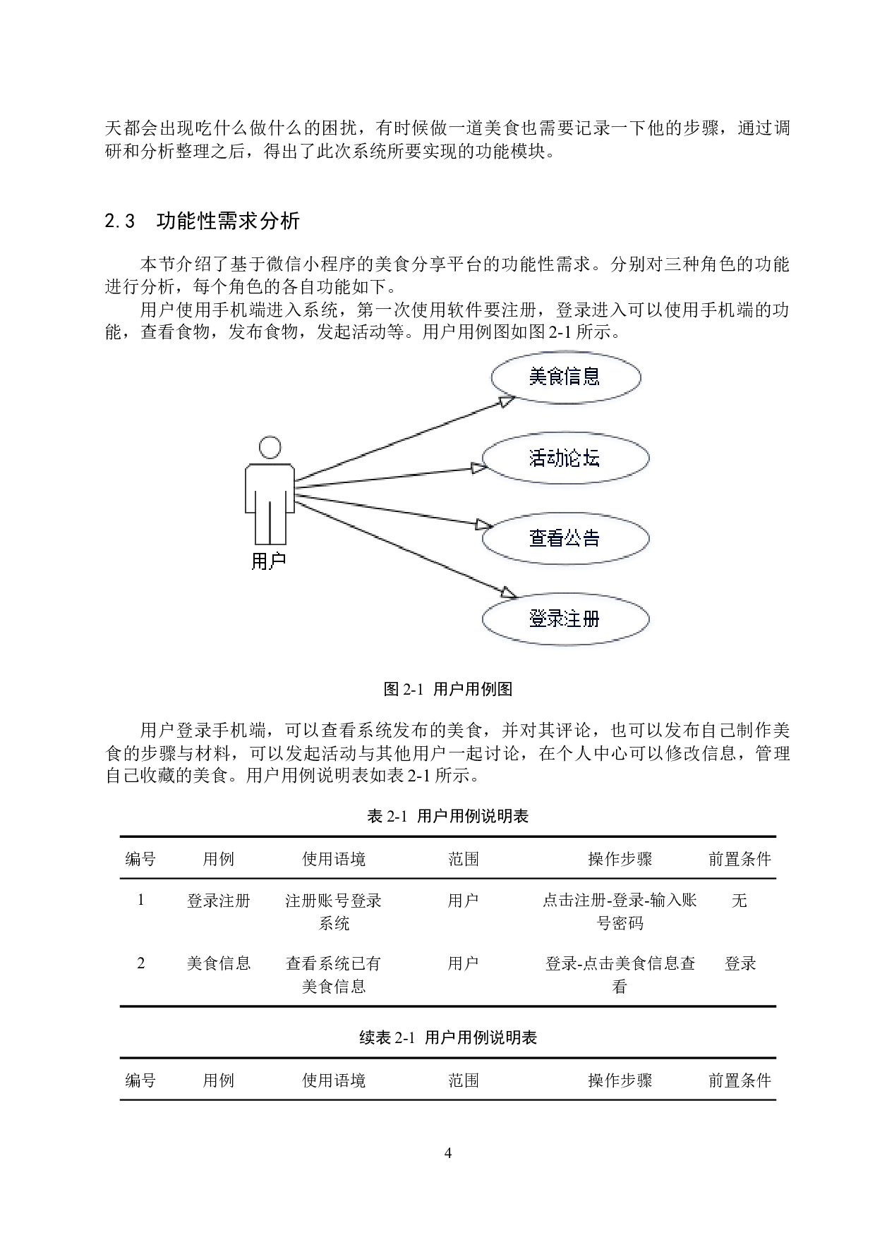 基于微信小程序的美食分享平台的设计与实现-16295字.docx 第9页