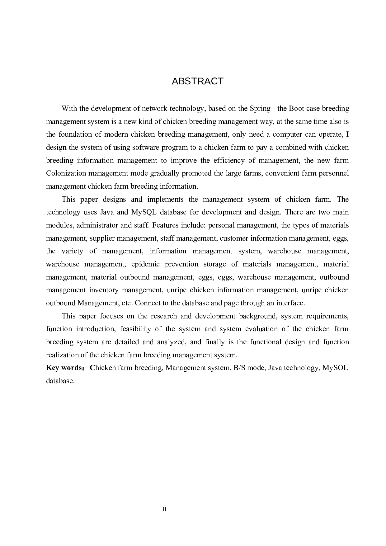 基于Spring Boot的生鸡养殖管理系统的设计与实现-10898字.docx 第2页