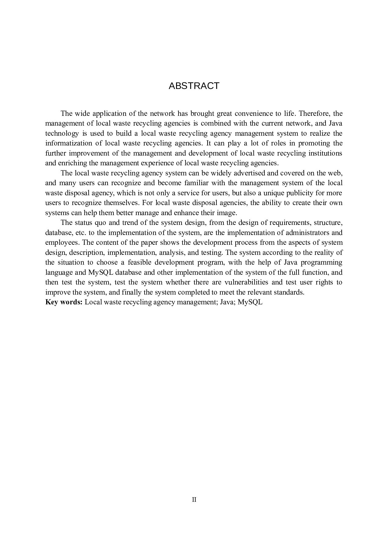 基于Spring Boot的废品回收机构管理系统的设计与实现-14476字.docx 第2页