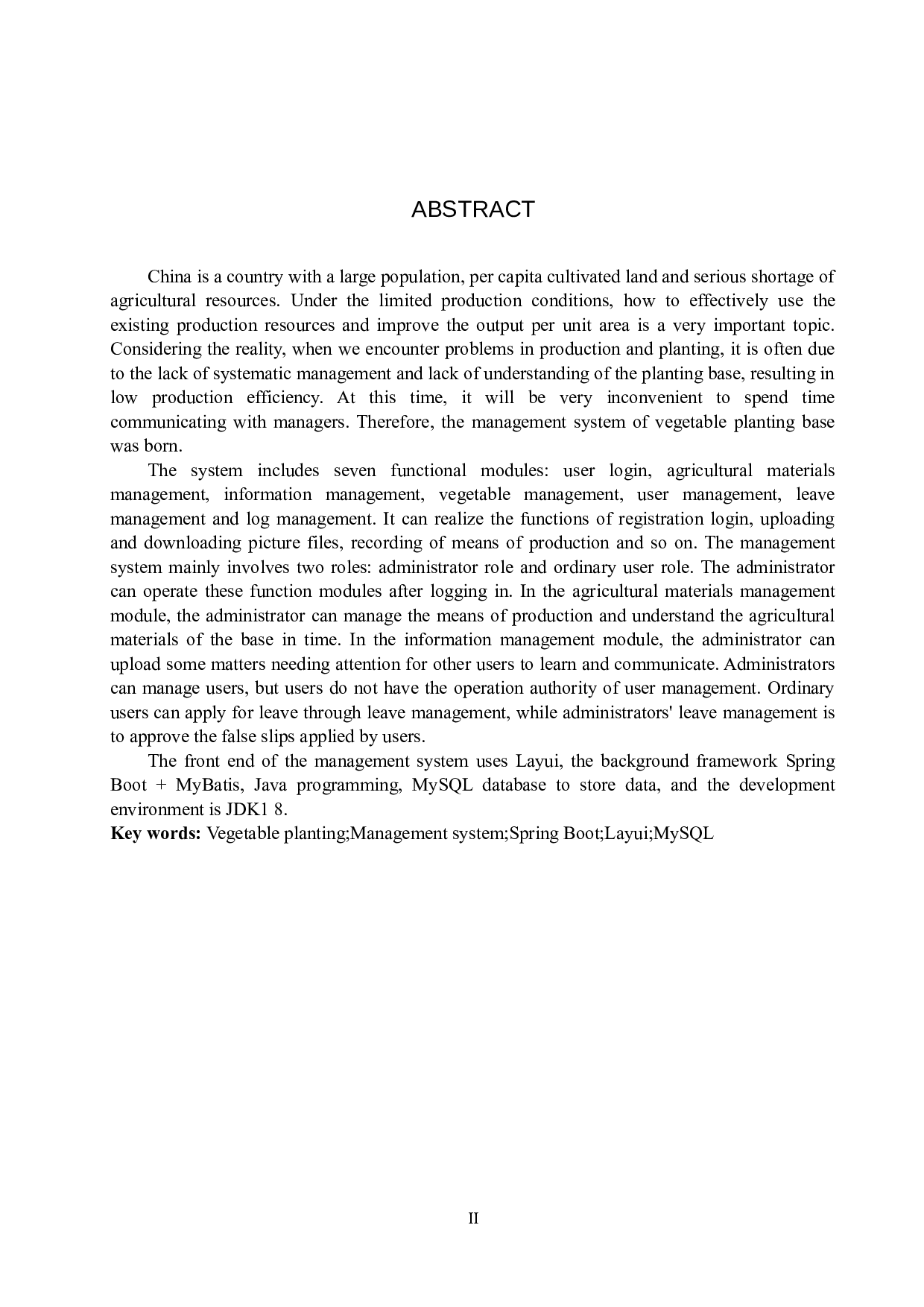 Boot的蔬菜种植基地管理系统的设计与实现-19532字.docx 第2页