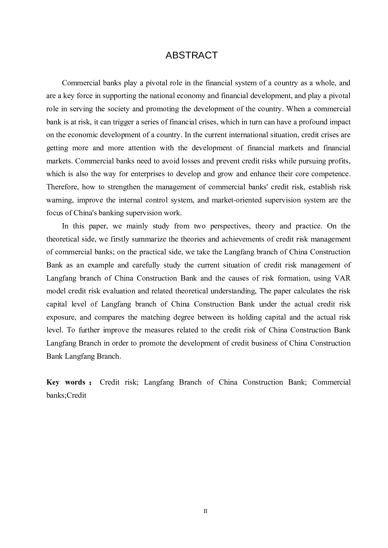 中国建设银行廊坊分行的信用风险管理研究-17786字.docx 第2页