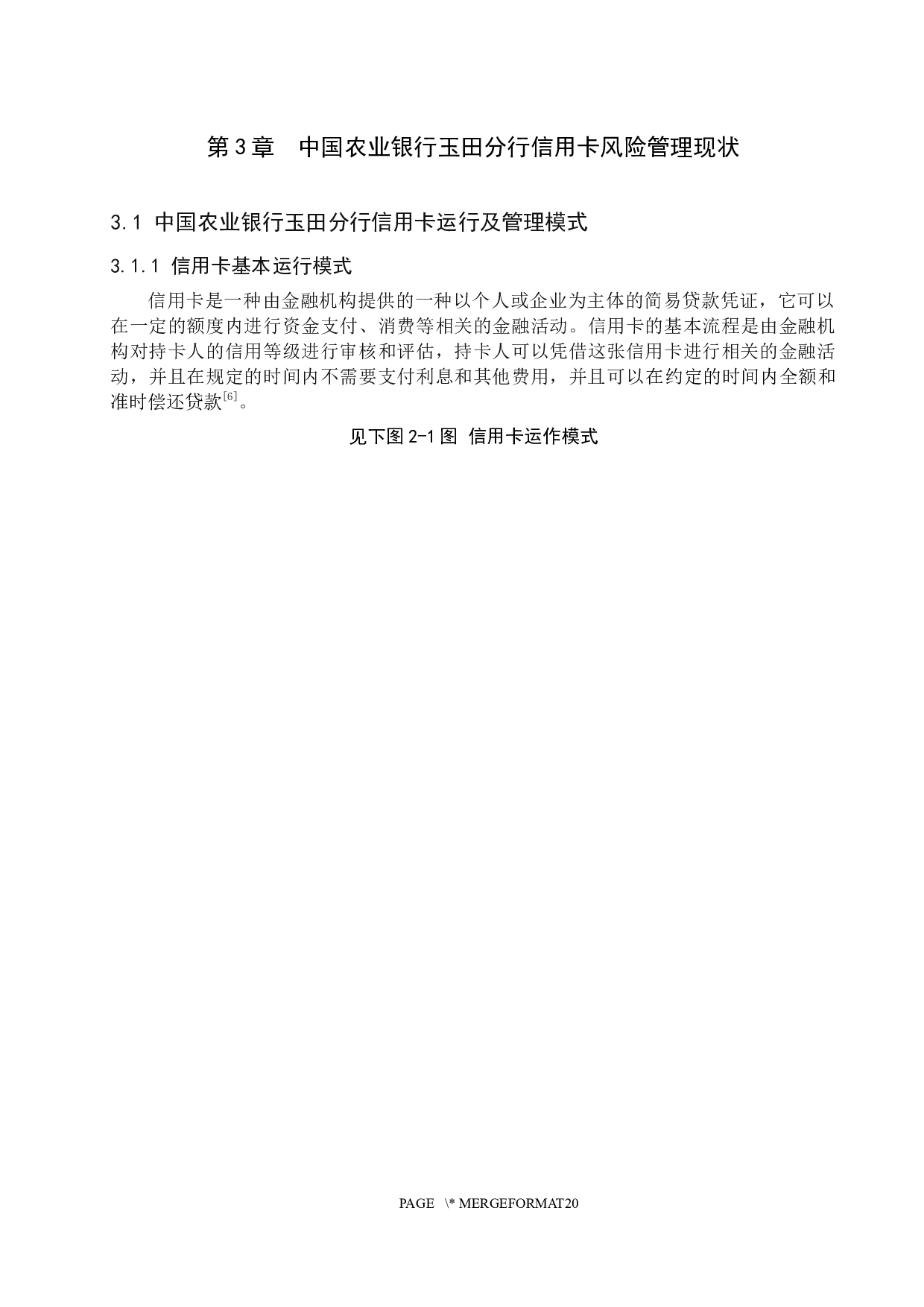 中国农业银行玉田分行信用卡风险及防范对策研究-14972字.docx 第10页