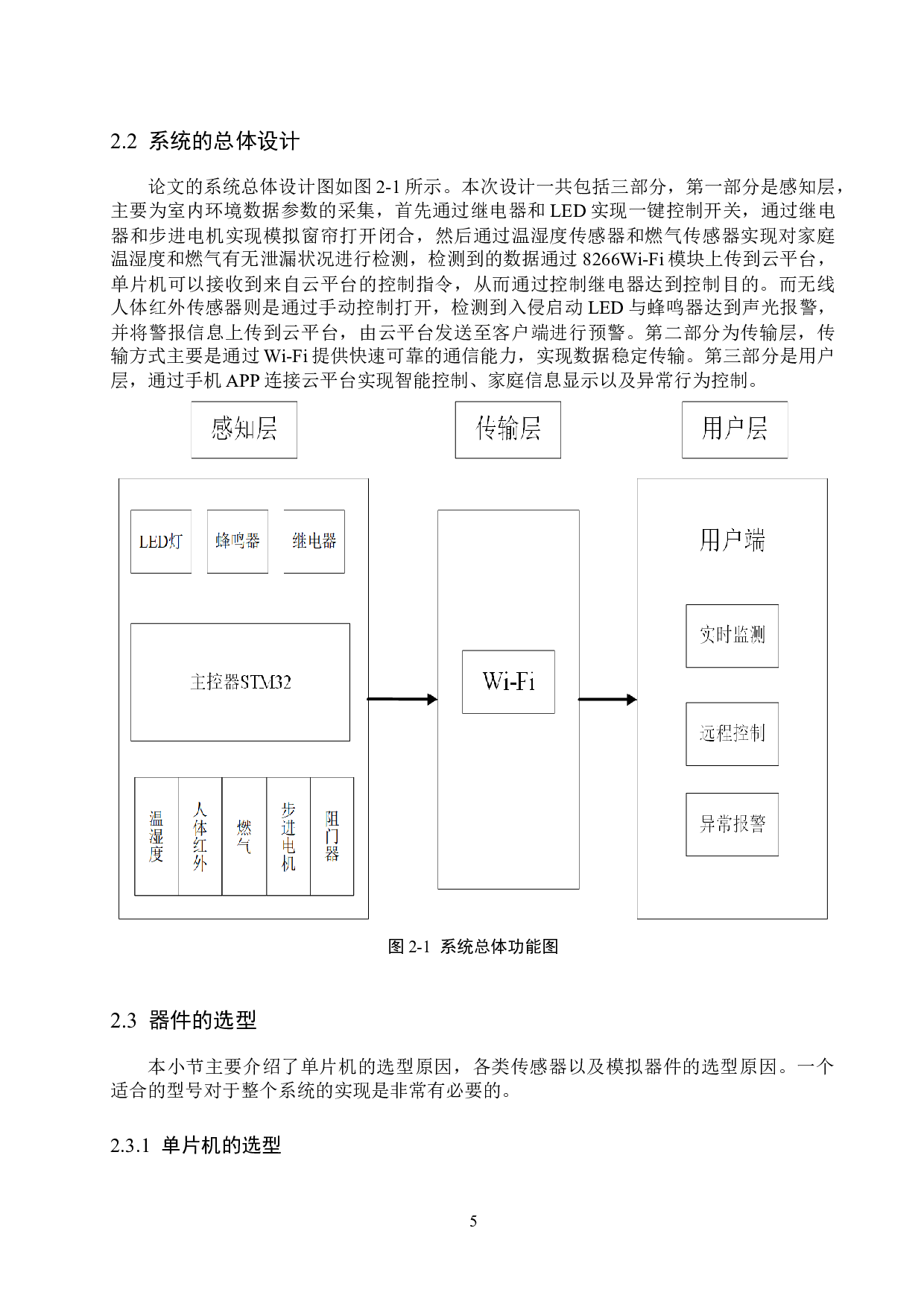 基于STM32单片机的独居智能家居控制系统的设计与实现-21528字.docx 第10页