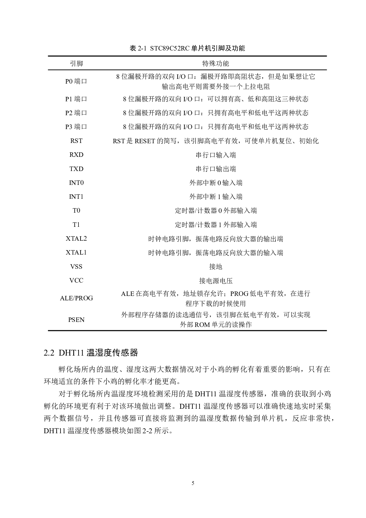 基于51单片机的养殖厂孵化监控系统的设计与实现-13107字.docx 第10页