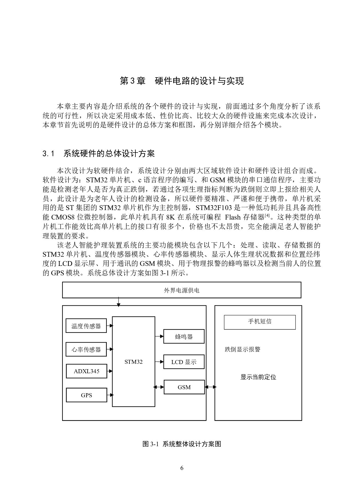 基于STM32单片机的老人智能护理装置系统的设计与实现-13428字.docx 第10页