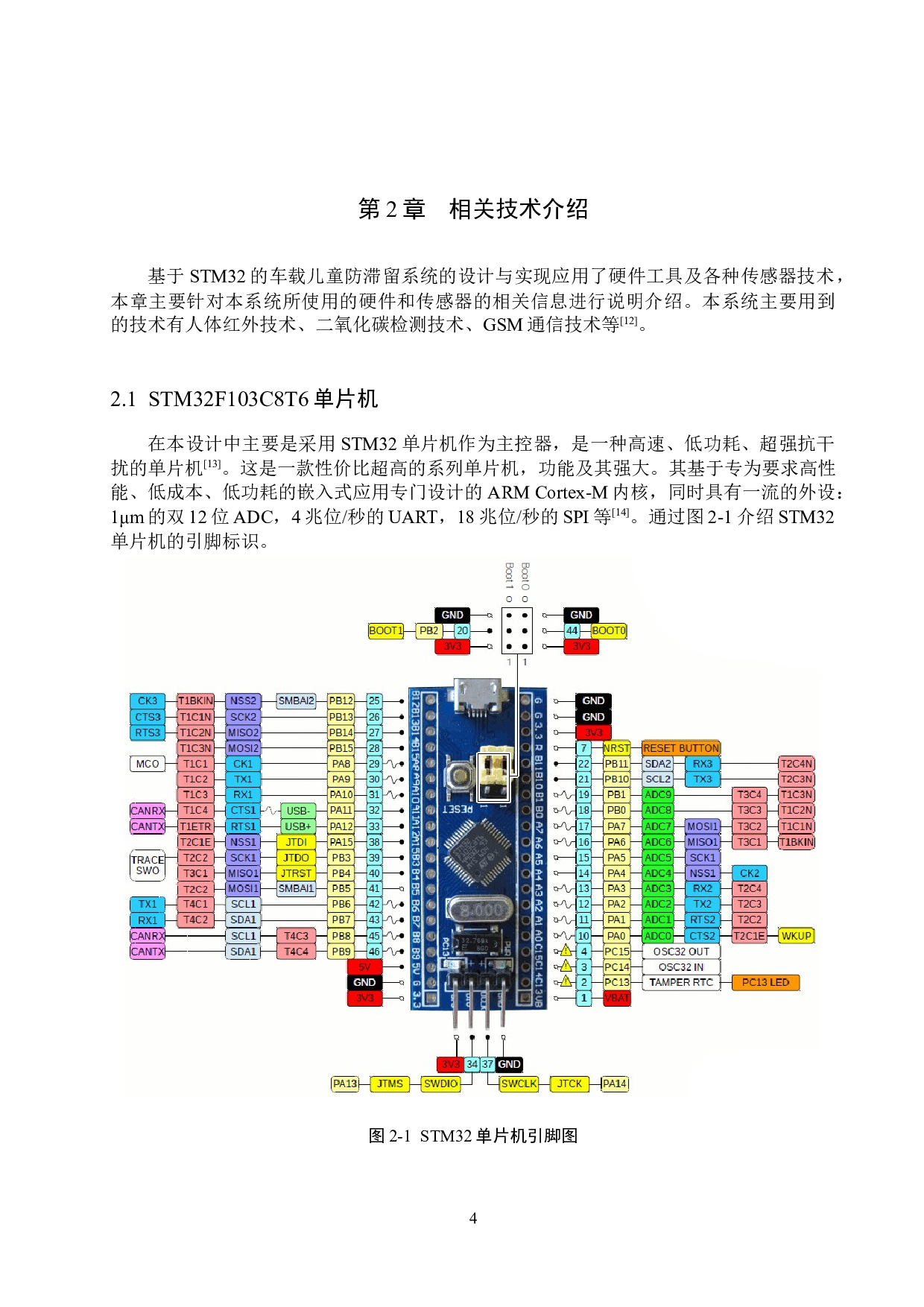 基于STM32的车载儿童防滞留系统的设计与实现-13572字.docx 第8页