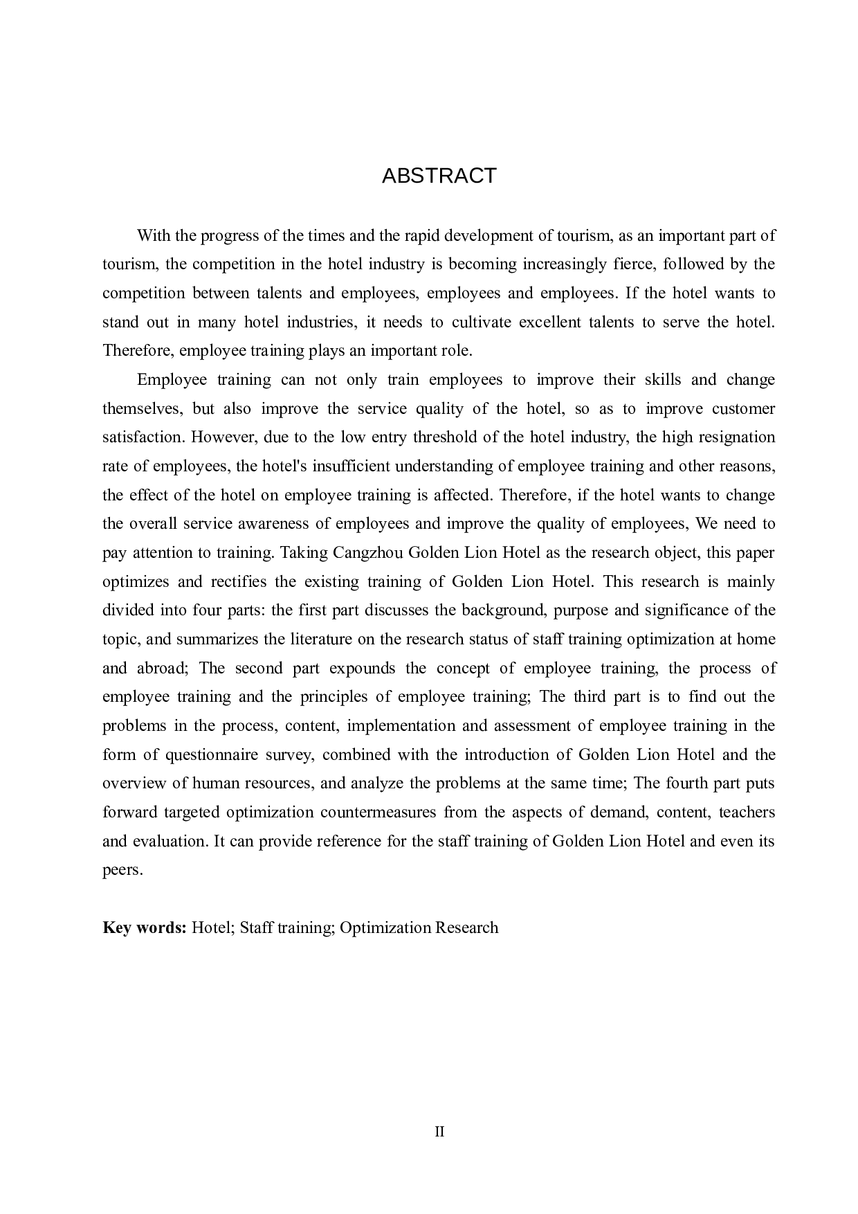 沧州金狮酒店员工培训优化研究-14061字.docx 第2页