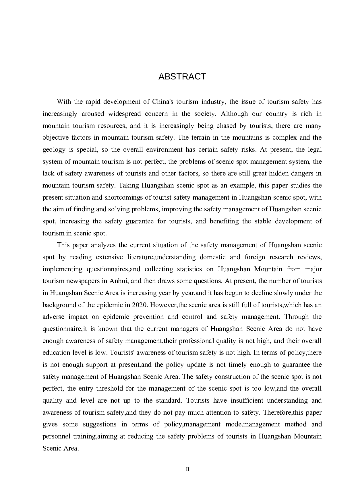 黄山景区游客安全管理研究-24285字.docx 第2页