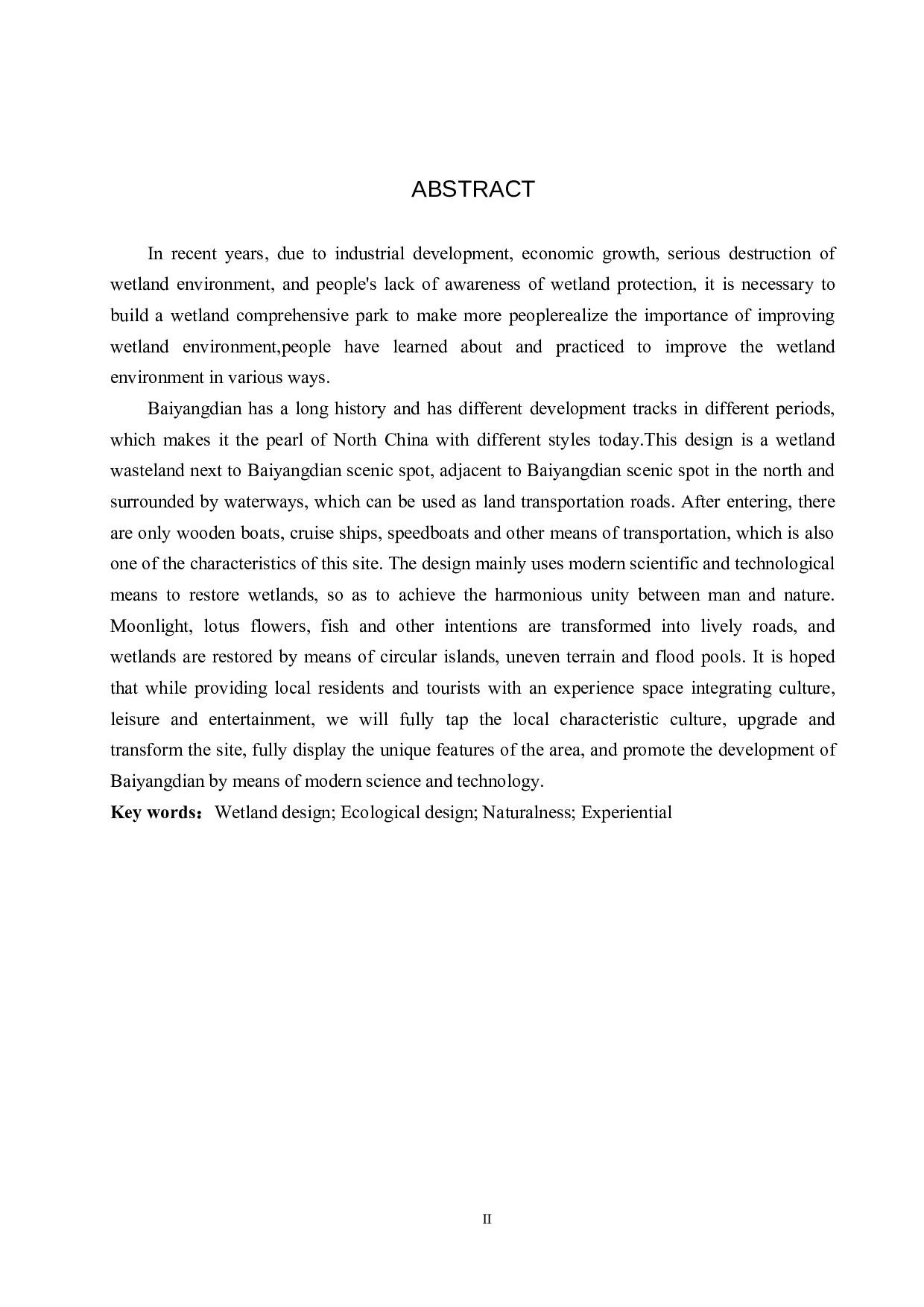 郊野有你一片绿洲&mdash;&mdash;生态修复视角下的湿地公园设计-5162字.docx 第2页