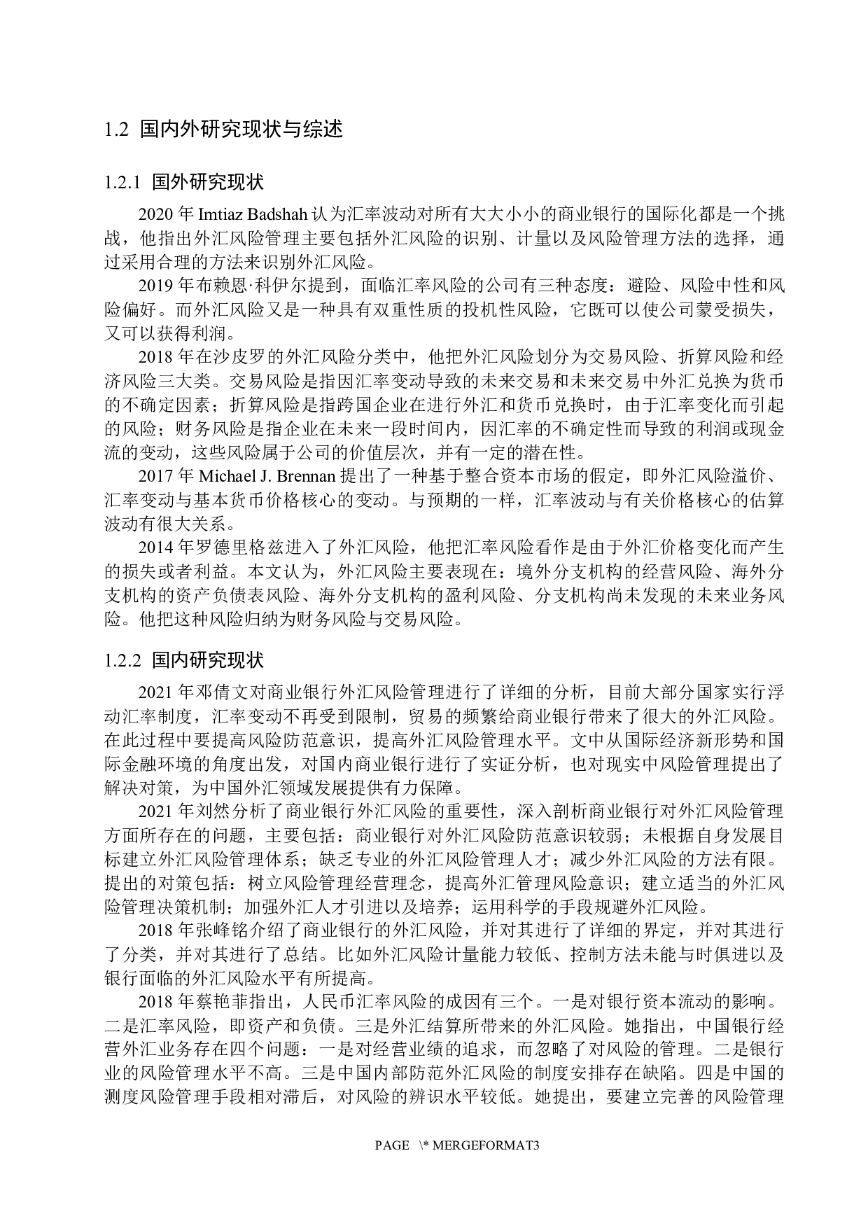 中国银行外汇风险管理研究-16575字.docx 第6页