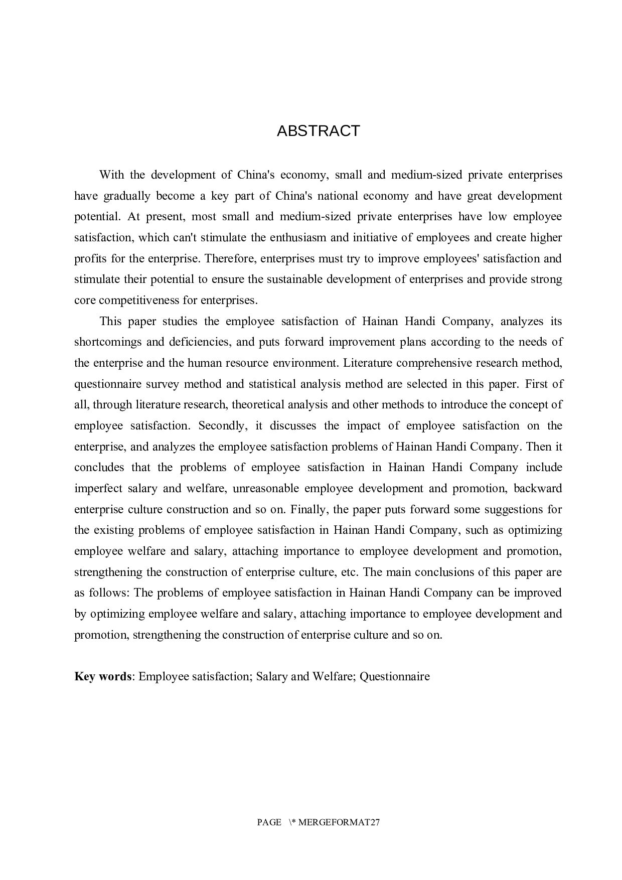 海南汉地公司员工满意度问题研究-19123字.docx 第2页