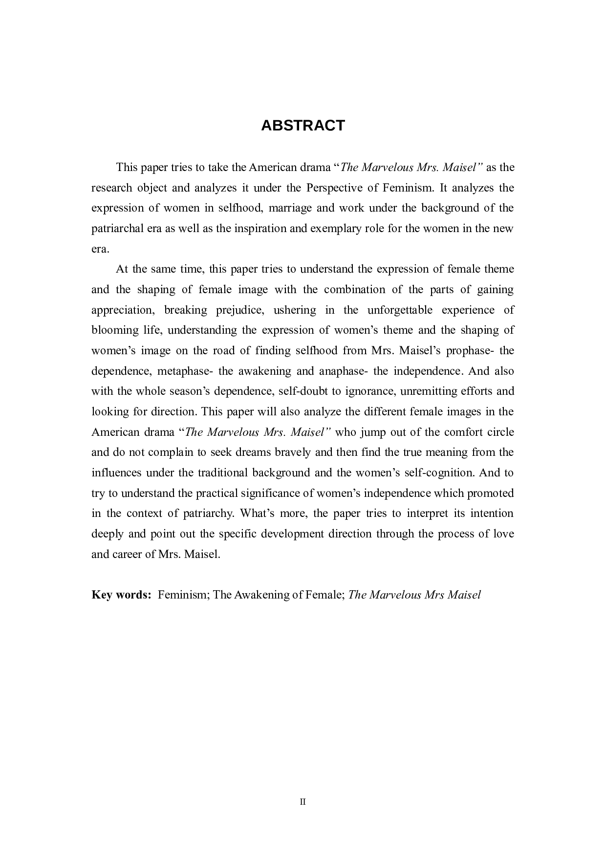 依附、觉醒、独立&mdash;&mdash;女性主义视角下的《了不起的麦瑟尔夫人》-10138字.docx 第3页