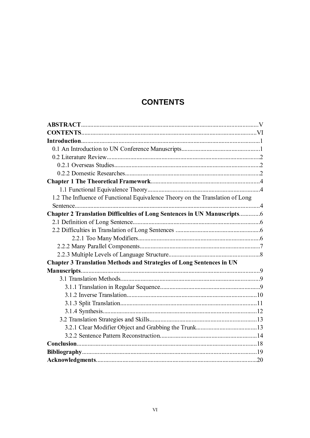 功能对等理论视角下浅析联合国会议文稿中的长句翻译策略&mdash;&mdash;以联合国新闻部翻译项目为例-7233字.doc 第6页
