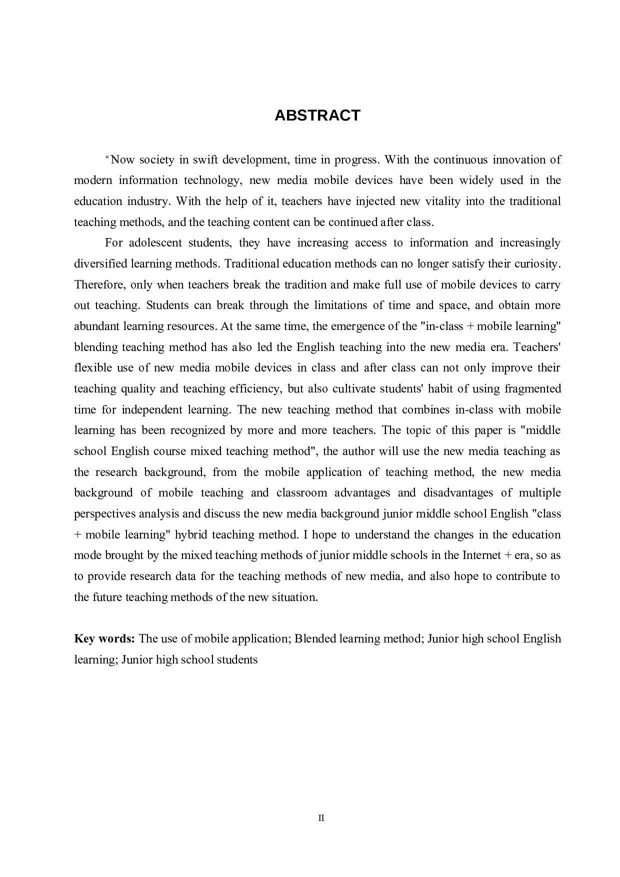 中学英语课程混合式教学方法研究-8031字.docx 第5页