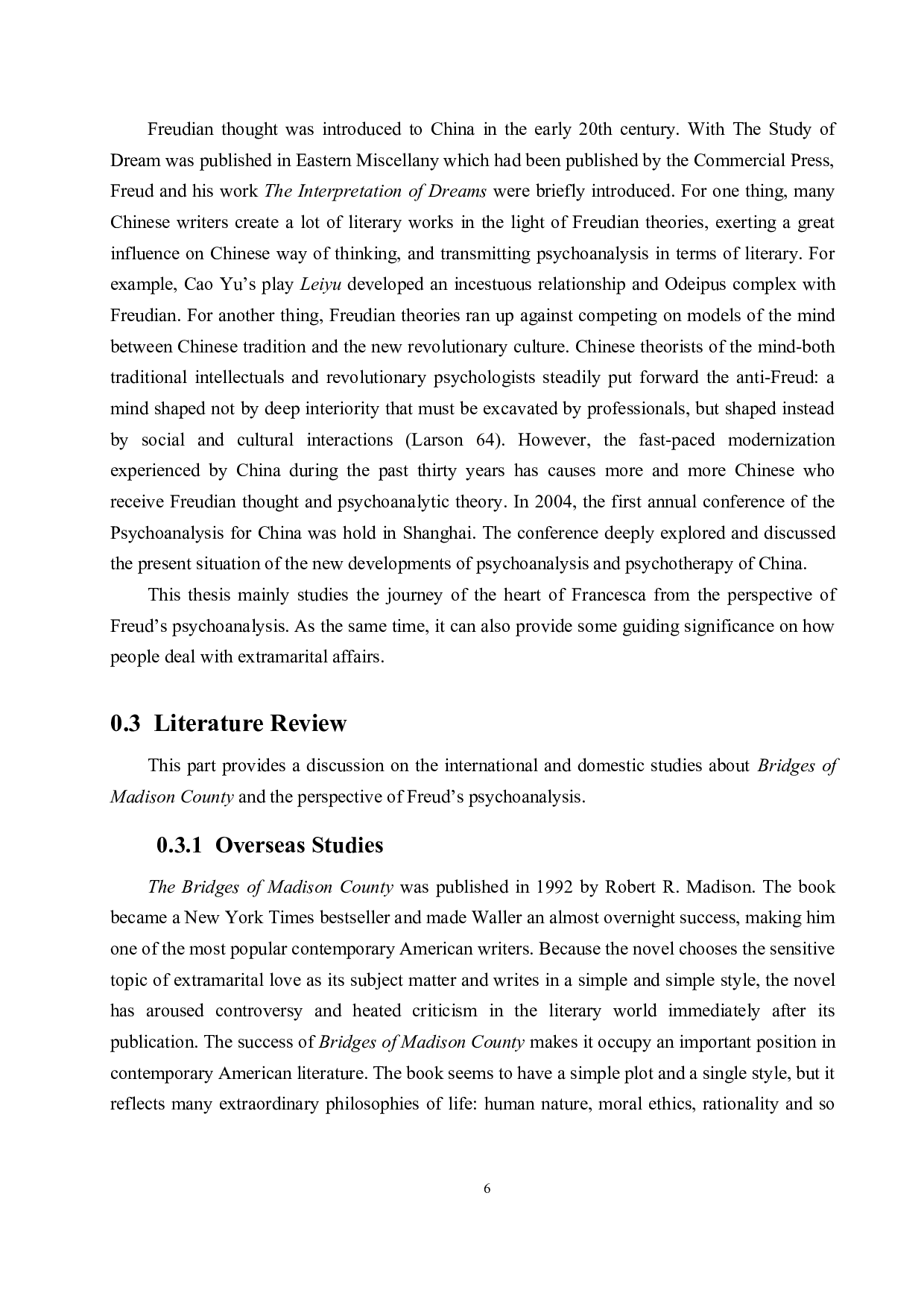 从弗洛伊德精神分析法视角下分析《廊桥遗梦》中的弗朗西斯卡-9116字.docx 第10页