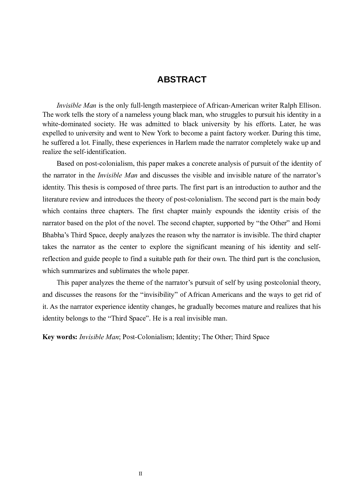 从后殖民主义角度分析《隐形人》中叙述者身份的追寻-9666字.docx 第3页