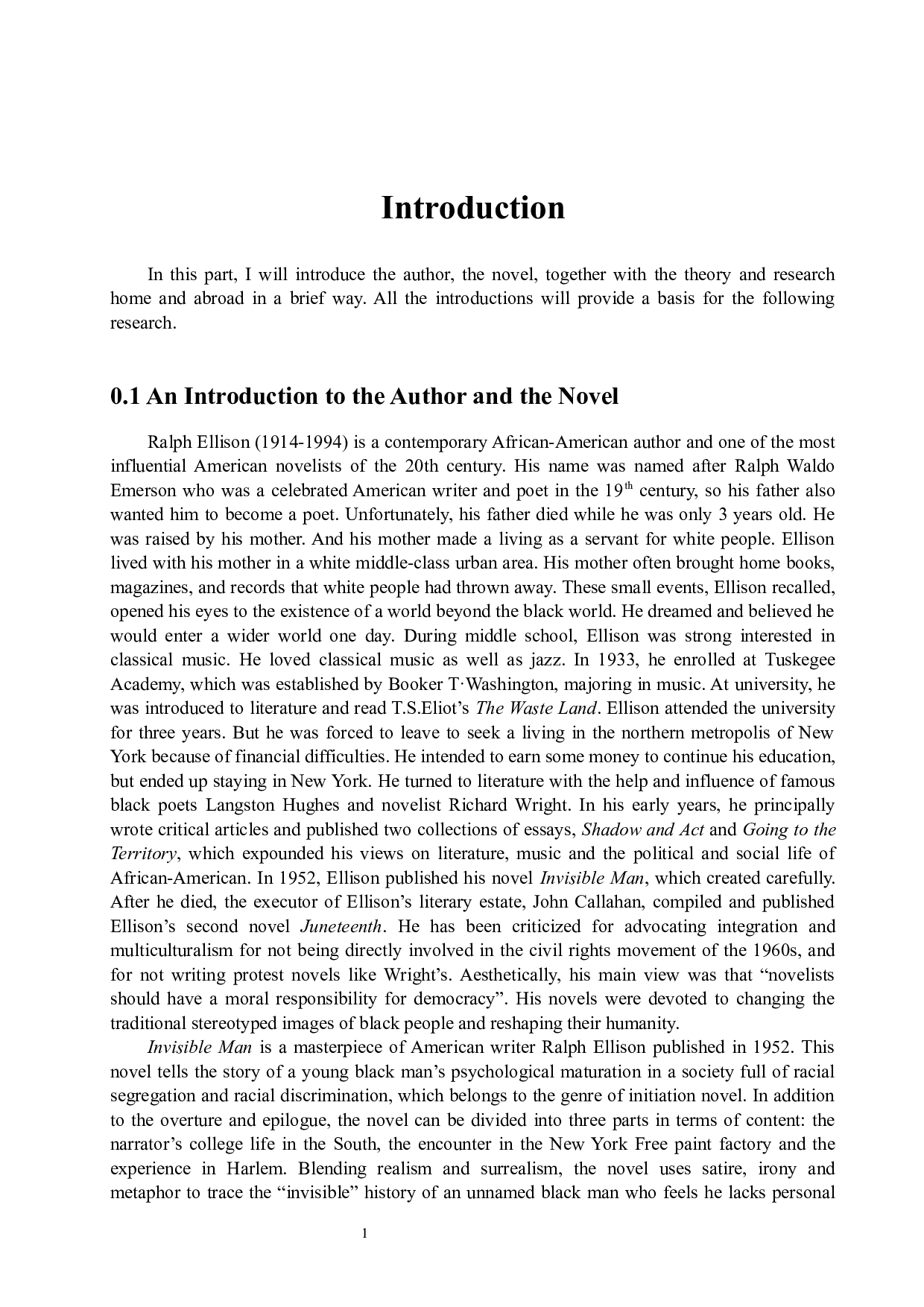 从后殖民主义角度分析《隐形人》中叙述者身份的追寻-9666字.docx 第6页