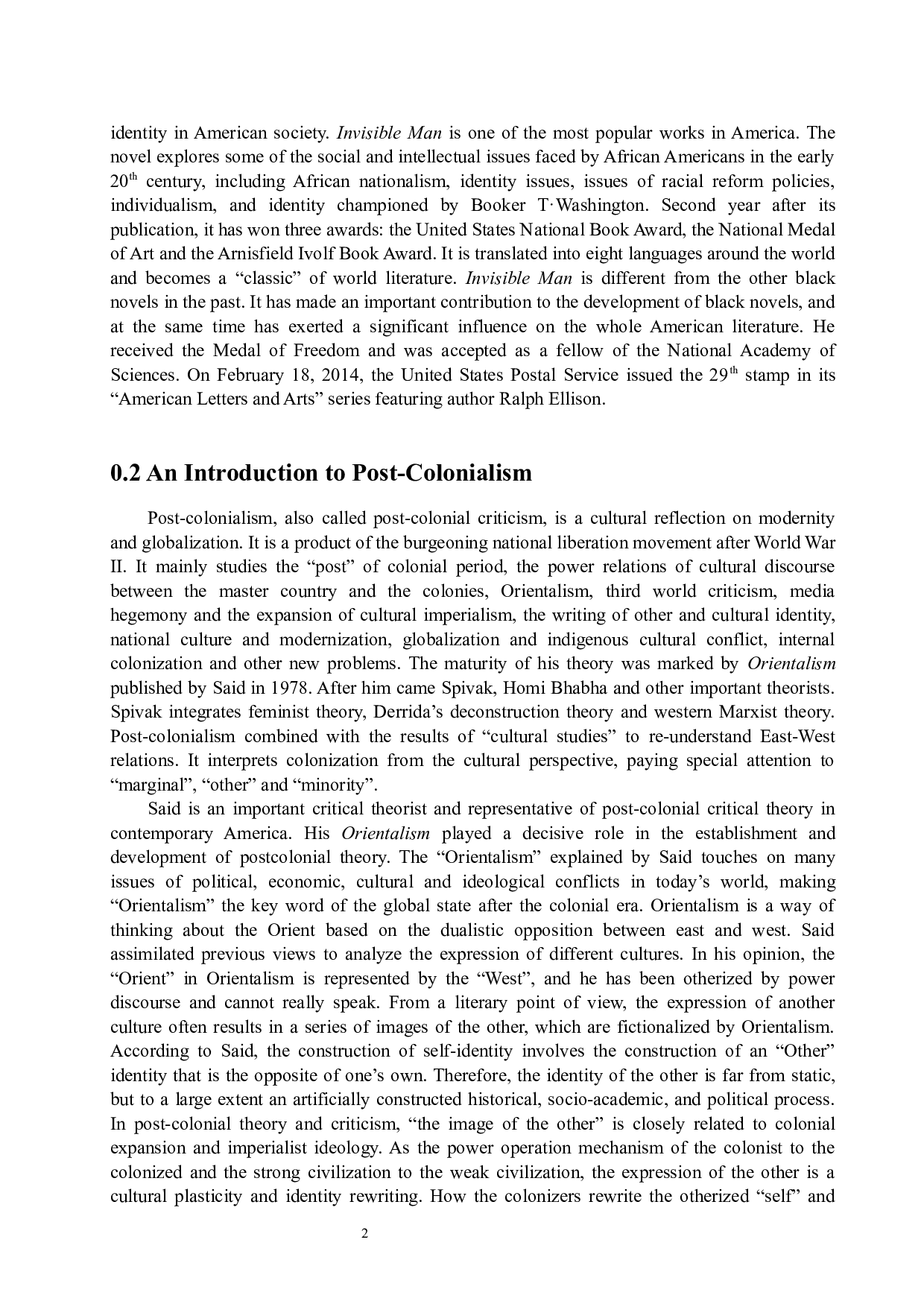 从后殖民主义角度分析《隐形人》中叙述者身份的追寻-9666字.docx 第7页