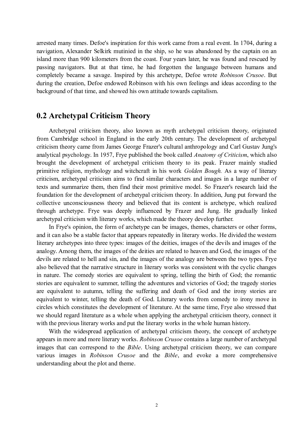 原型批评理论视角下《鲁滨逊漂流记》中圣经原型的分析-10141字.doc 第7页