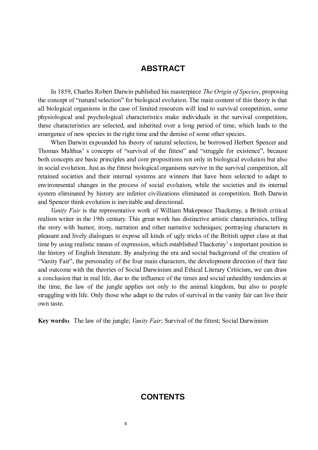 适者生存：试论丛林法则对小说《名利场》人物刻画的影响-13605字.docx 第3页