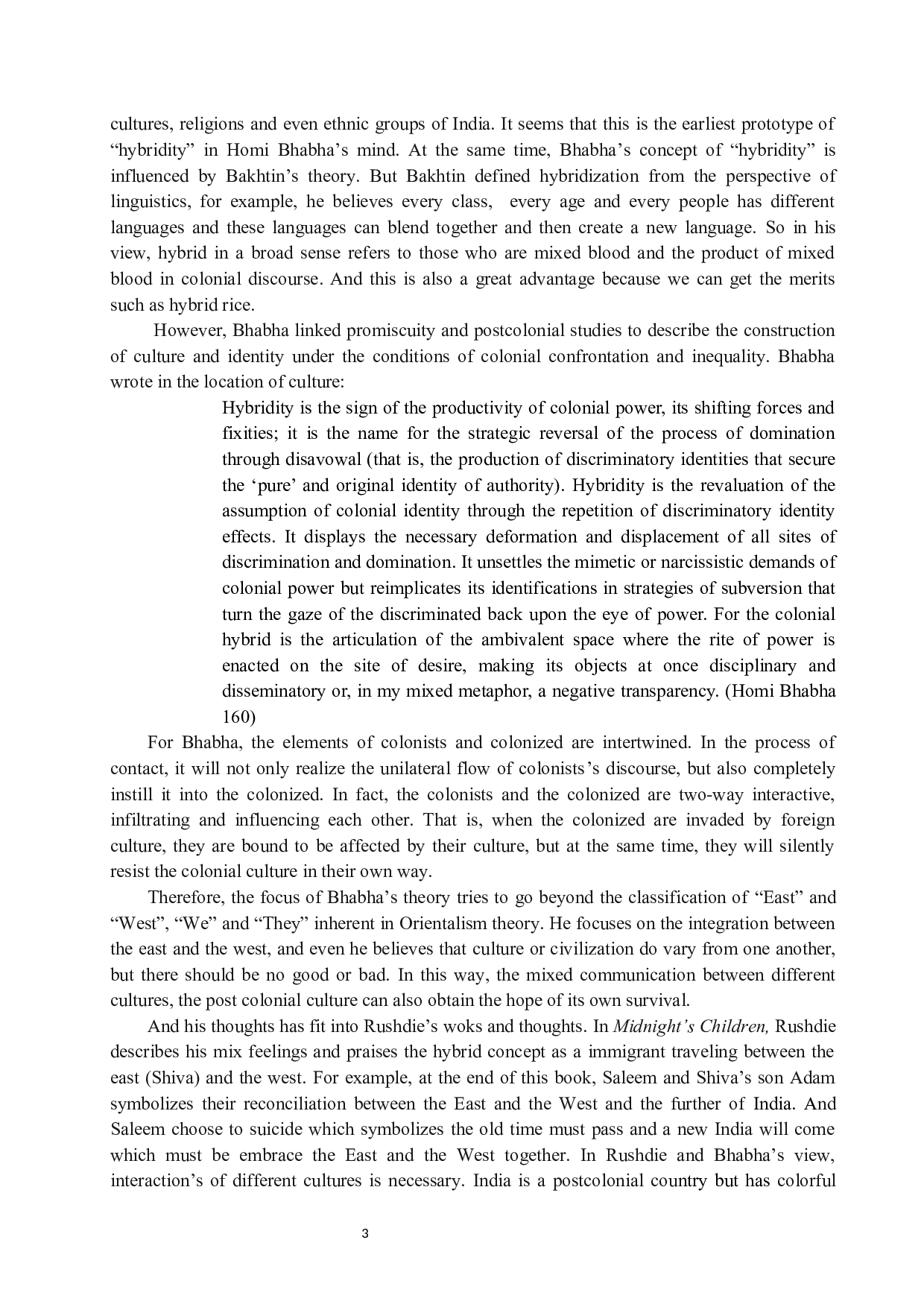 混杂的世界：拉什迪小说《午夜之子》的后殖民解读-8989字.docx 第8页