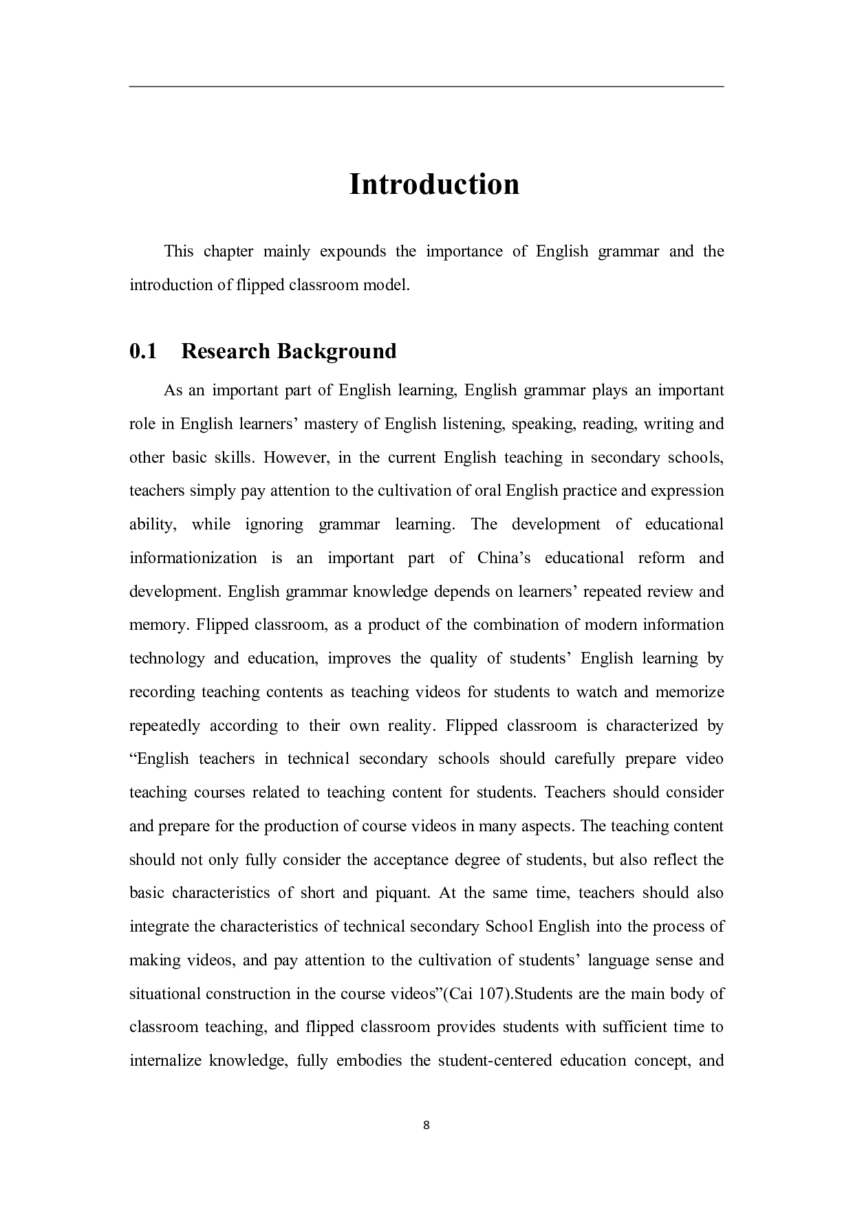 翻转课堂模式与传统教学模式在中专英语教学中的对比研究-10355字.pdf 第8页