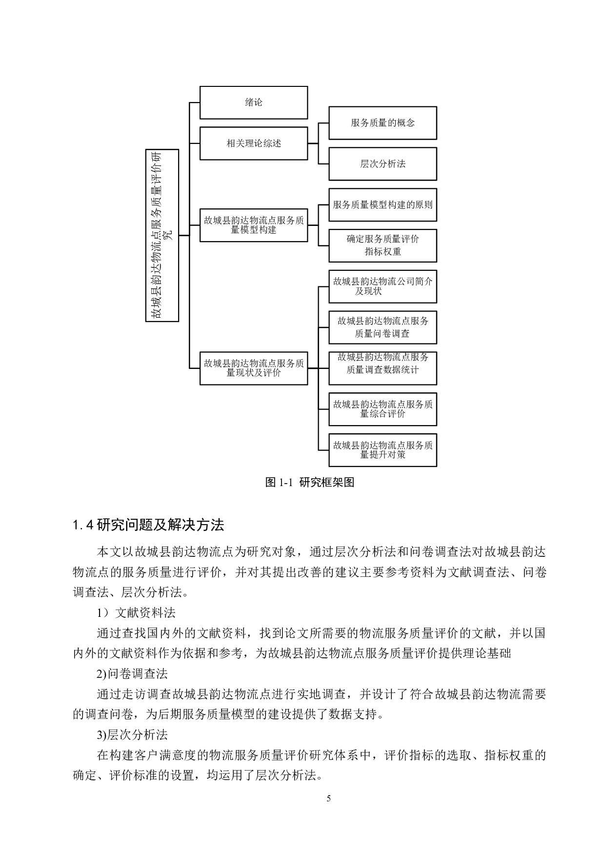 故城县韵达物流点服务质量评价研究-14431字.docx 第9页