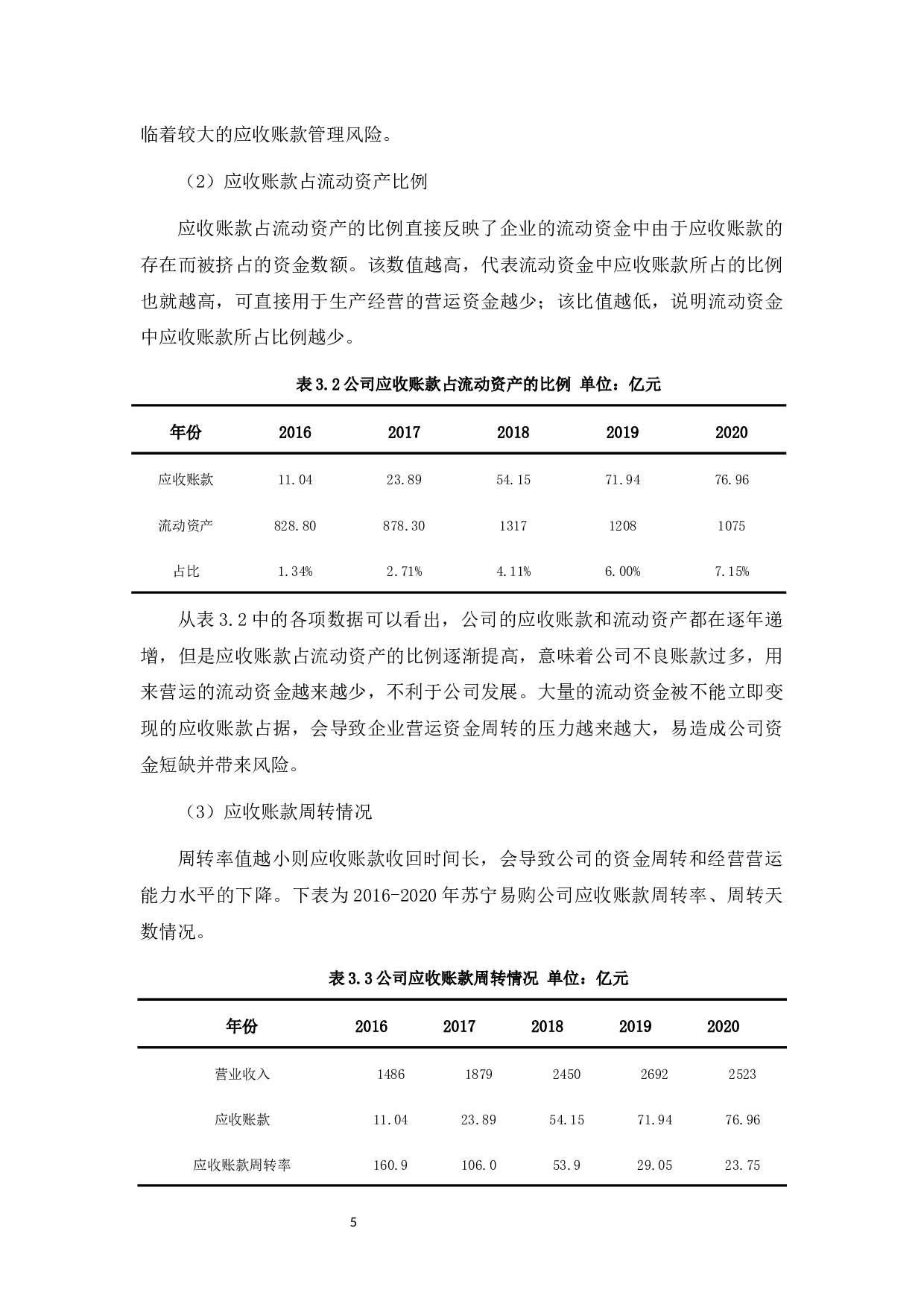 苏宁易购公司应收账款问题研究-11727字.docx 第8页