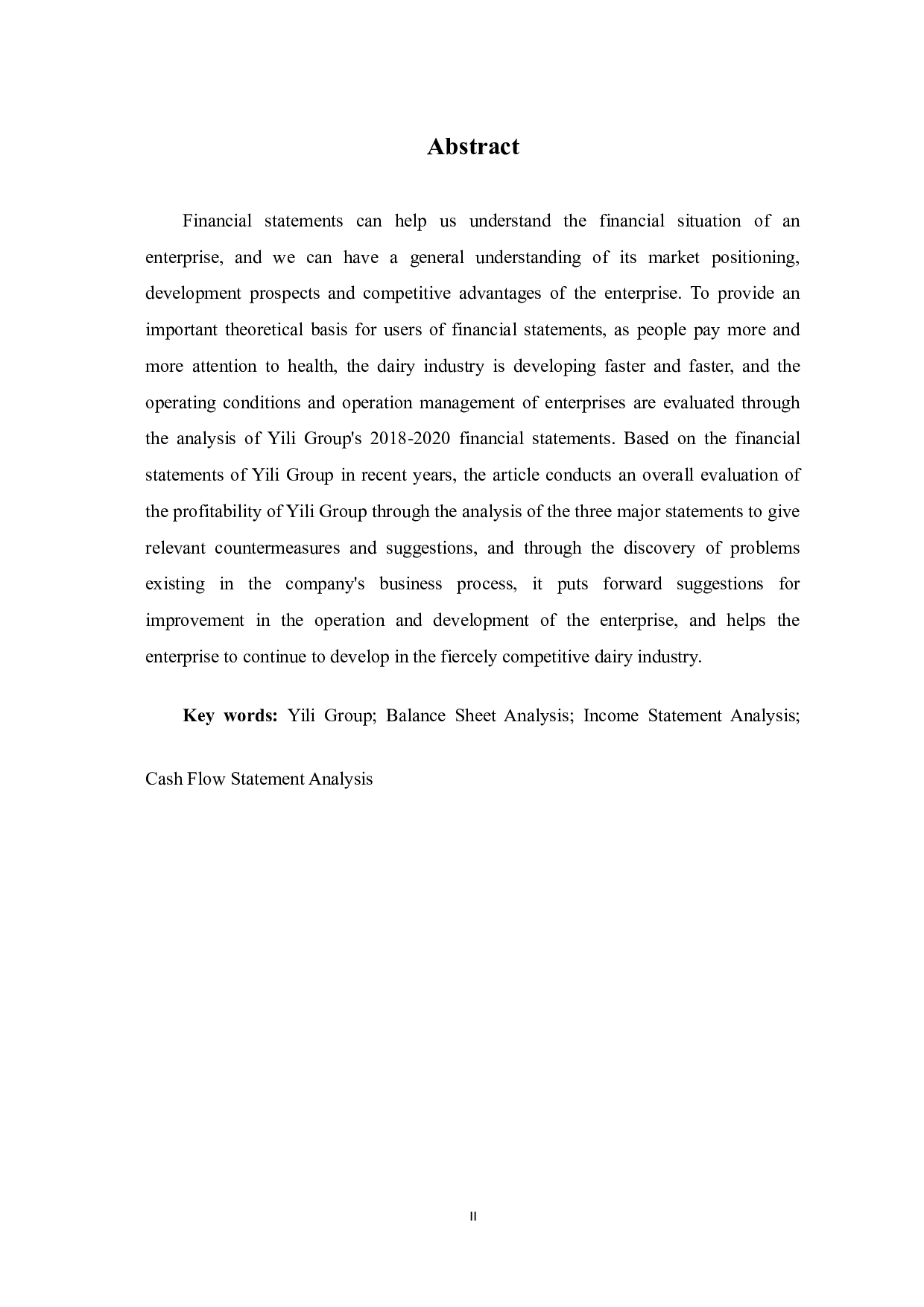 伊利集团财务报表分析-7492字.docx 第4页