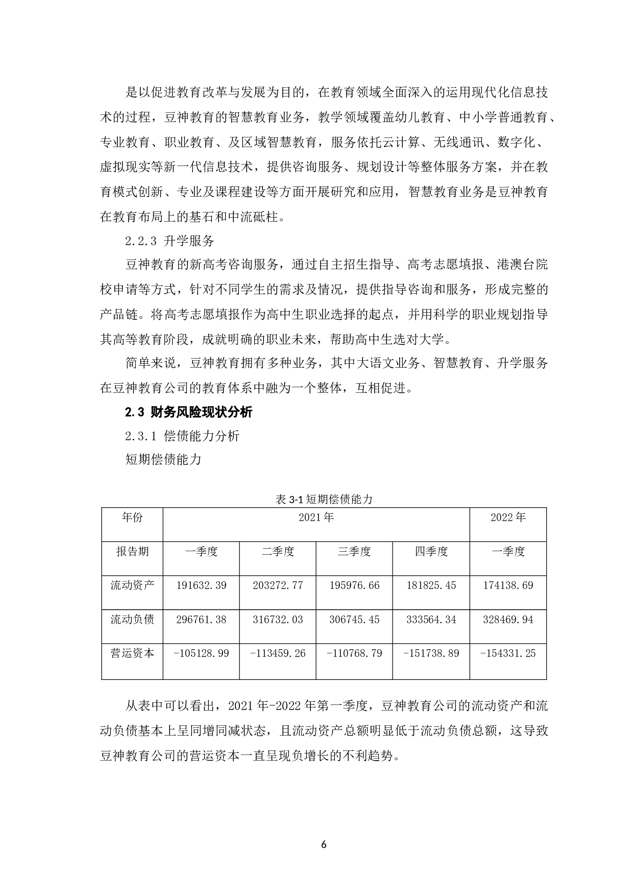 双减政策背景下教培机构财务风险分析&mdash;&mdash;以豆神教育为例-10363字.docx 第10页