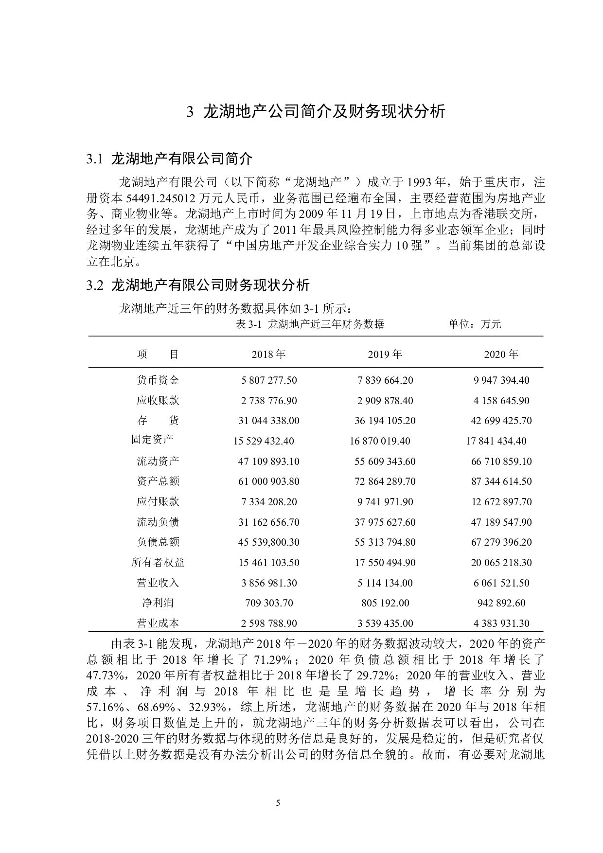 基于哈佛分析框架的龙湖地产公司财务分析-15984字.docx 第9页