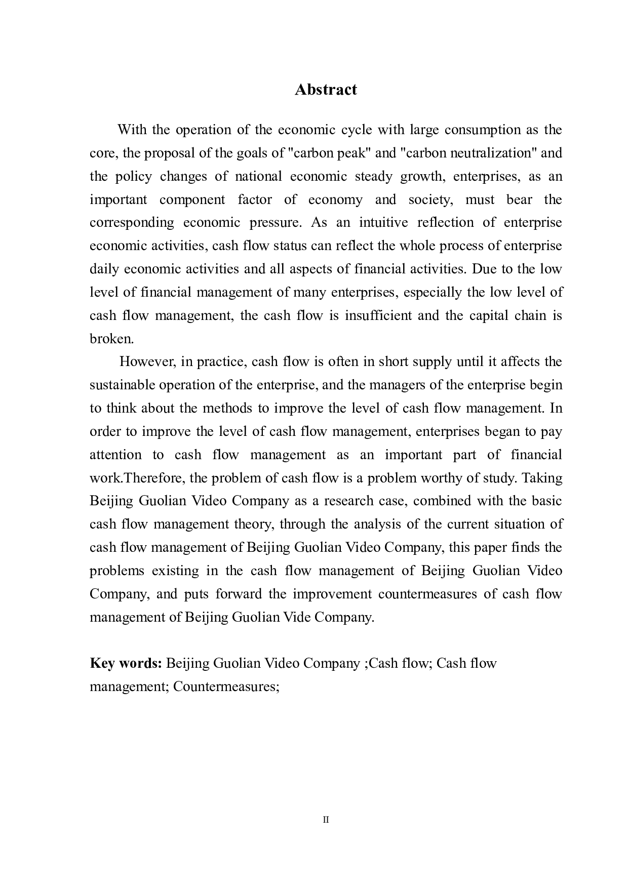 北京国联视讯公司现金流量管理分析-9907字.pdf 第3页