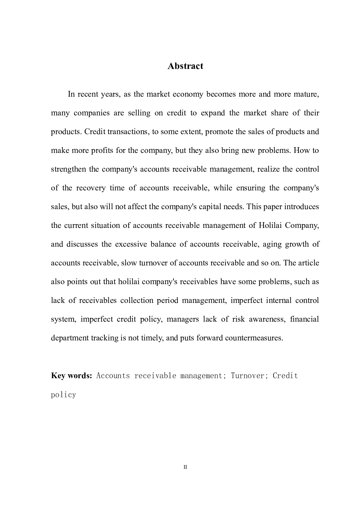 好利来公司应收账款管理中存在的问题及对策-10772字.docx 第4页