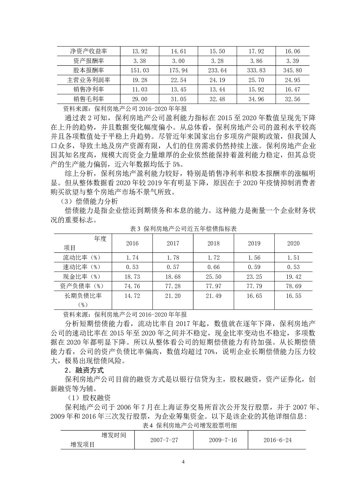 保利房地产公司融资风险管理研究-12609字.doc 第7页
