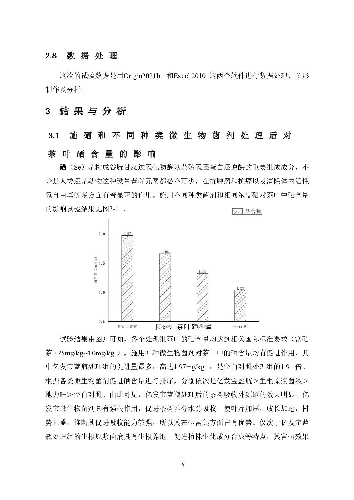 喷施不同微生物菌剂对富硒红茶内含物及品质的影响-10200字.doc 第10页