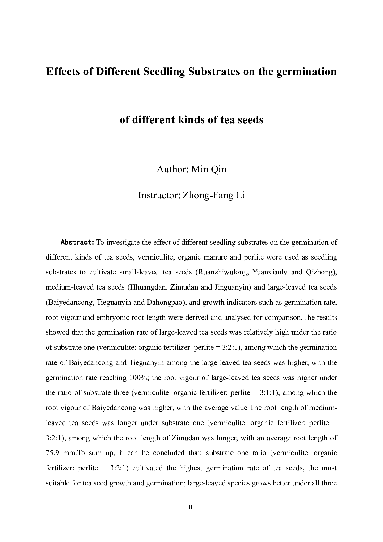 不同育苗基质对不同种类茶籽萌发的影响研究-9823字.docx 第4页