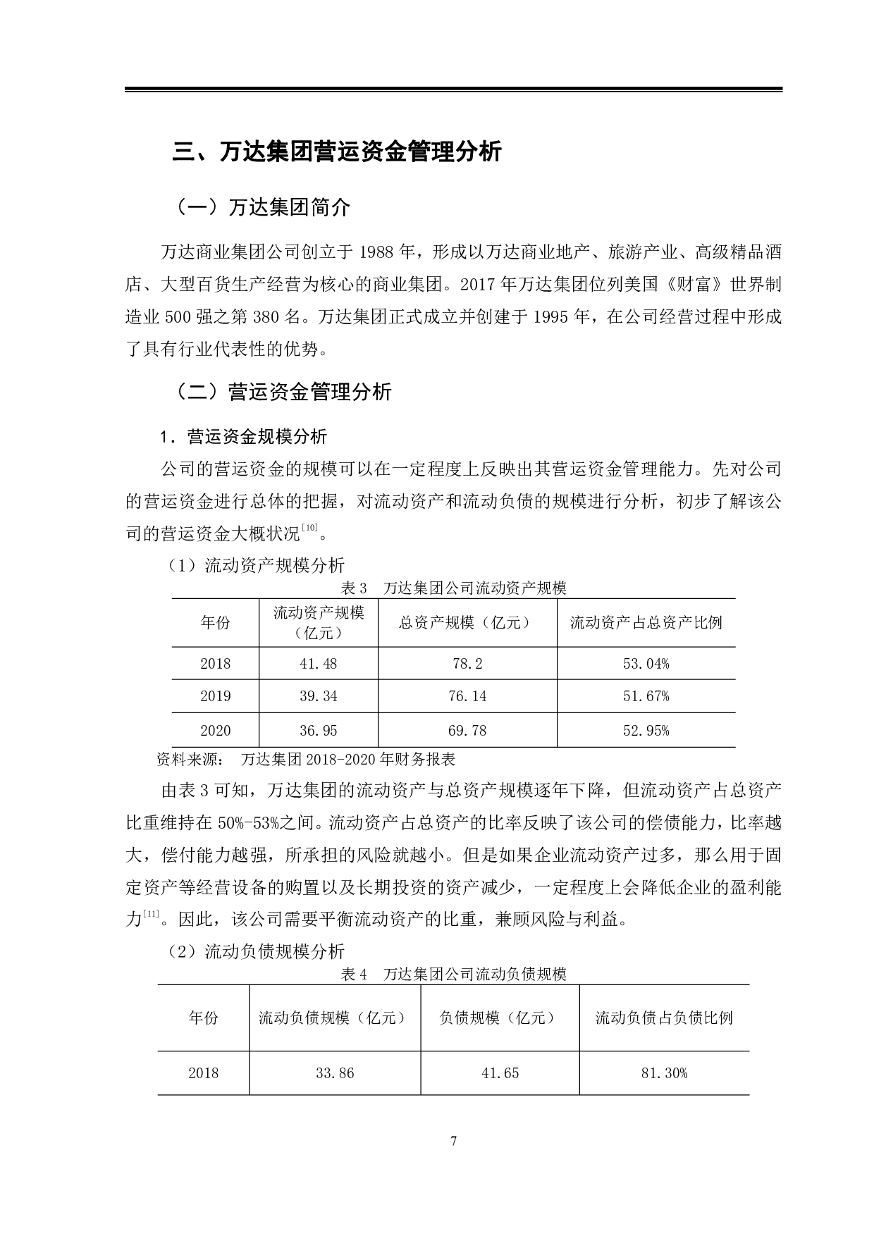 万达集团营运资金管理存在的问题及对策-9740字.pdf 第10页