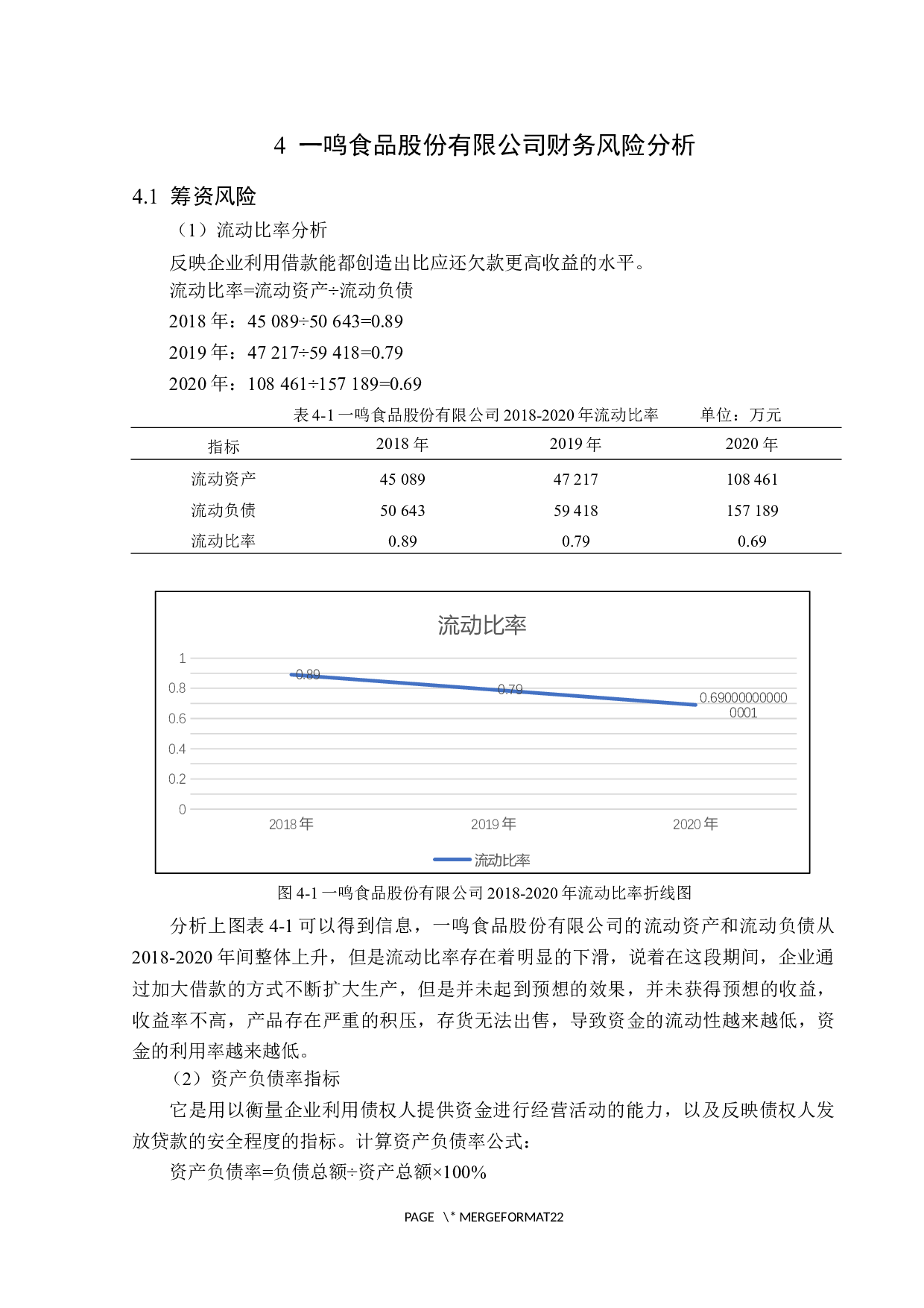 一鸣食品公司存在的财务风险及防范措施-13717字.docx 第10页