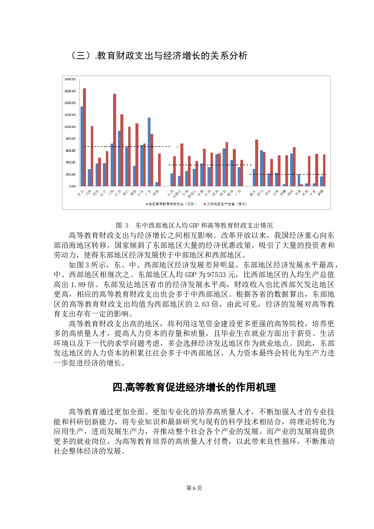 教育财政支出与地区经济发展关系浅析-10156字.docx 第10页