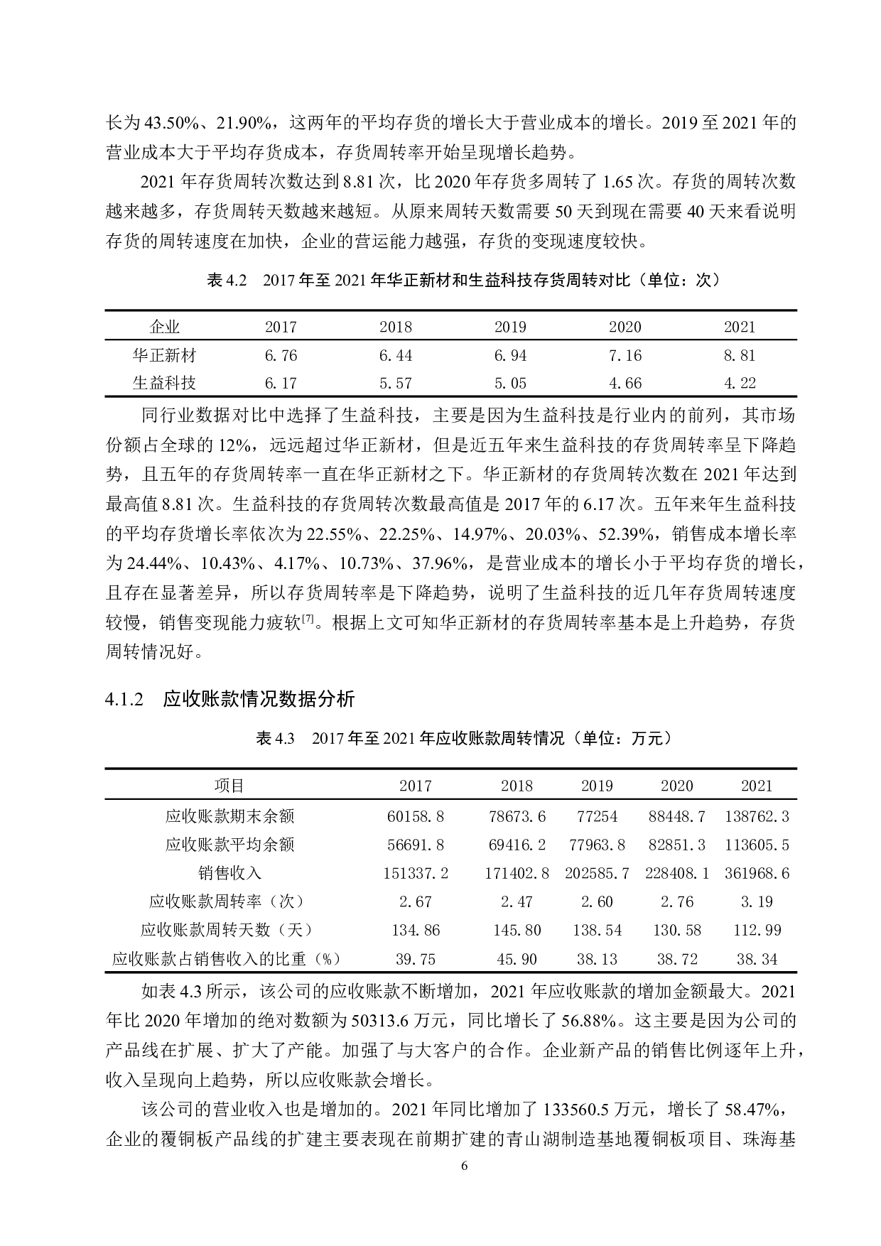 浙江华正新材料股份有限公司营运能力分析-12080字.docx 第10页